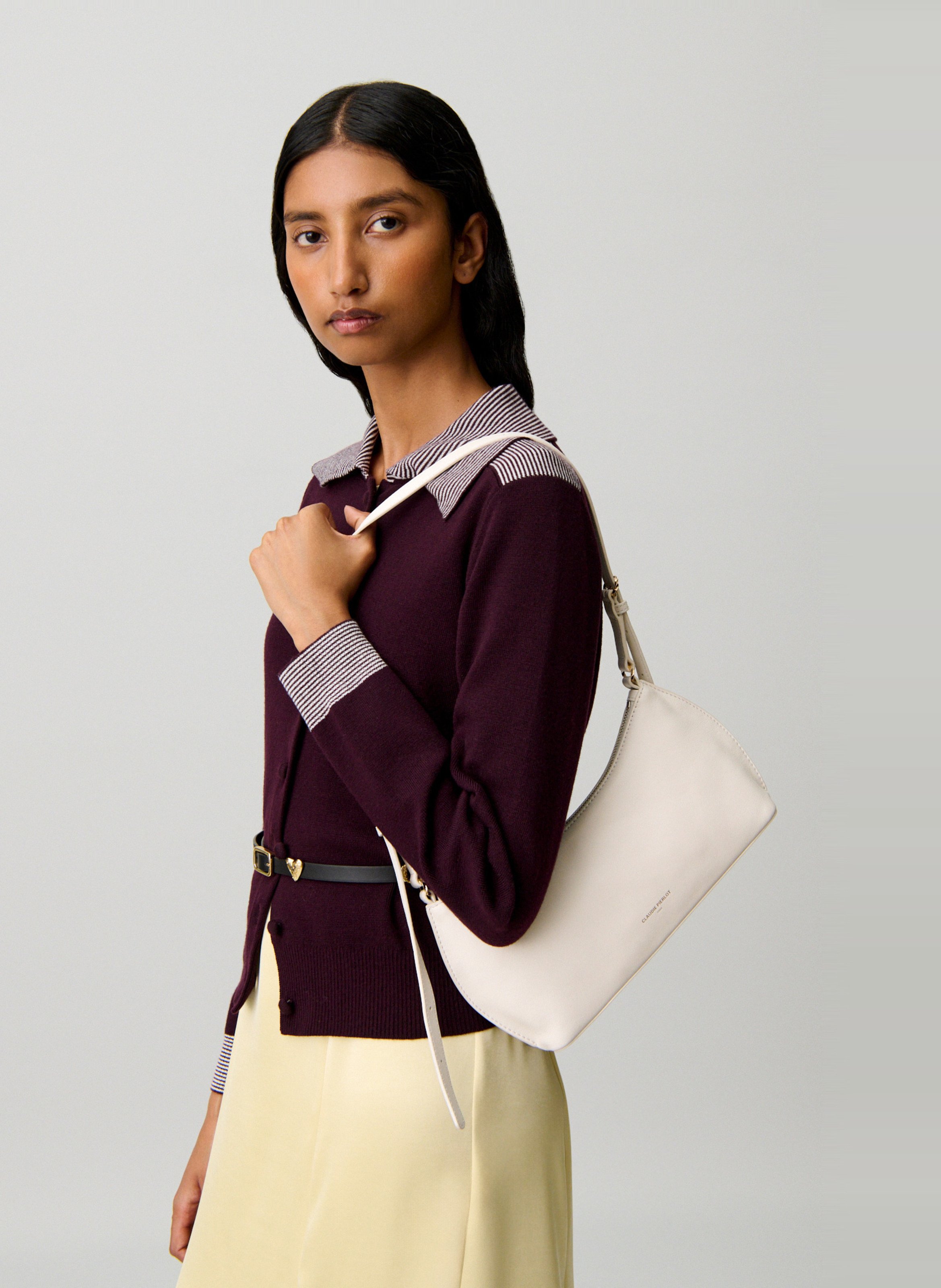 Schultertasche CLAUDIE PIERLOT Beige