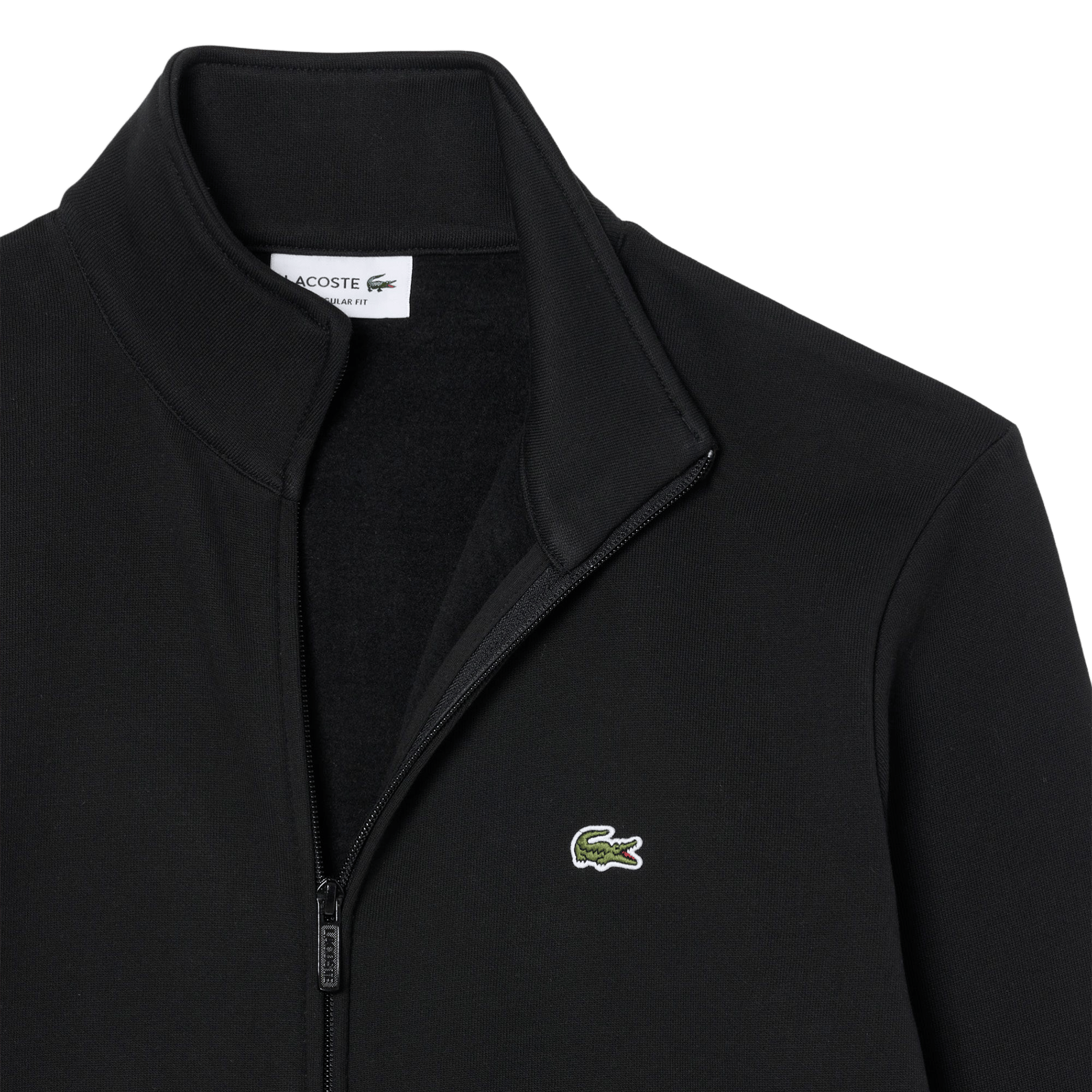 Sweatshirt aus Baumwoll-Mix mit Reißverschluss LACOSTE Schwarz