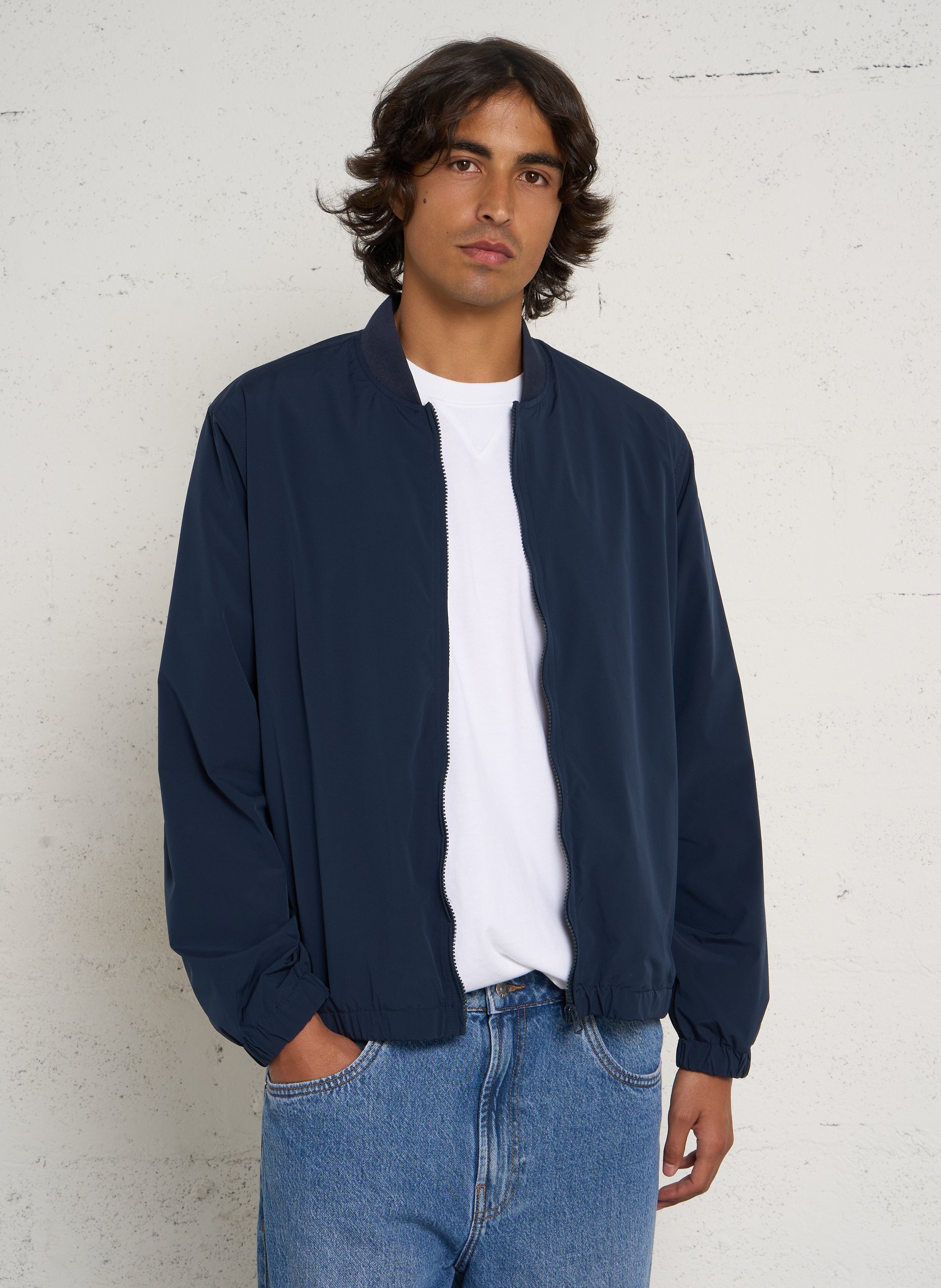 Gerader Reißverschluss-Blouson in Uni-Farbe PEPE JEANS