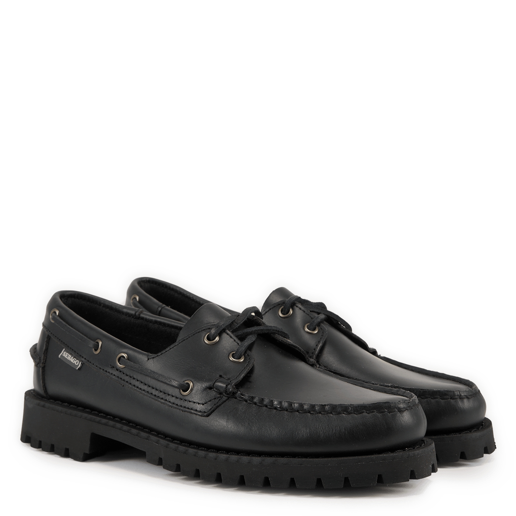 Ledermokassins SEBAGO Schwarz