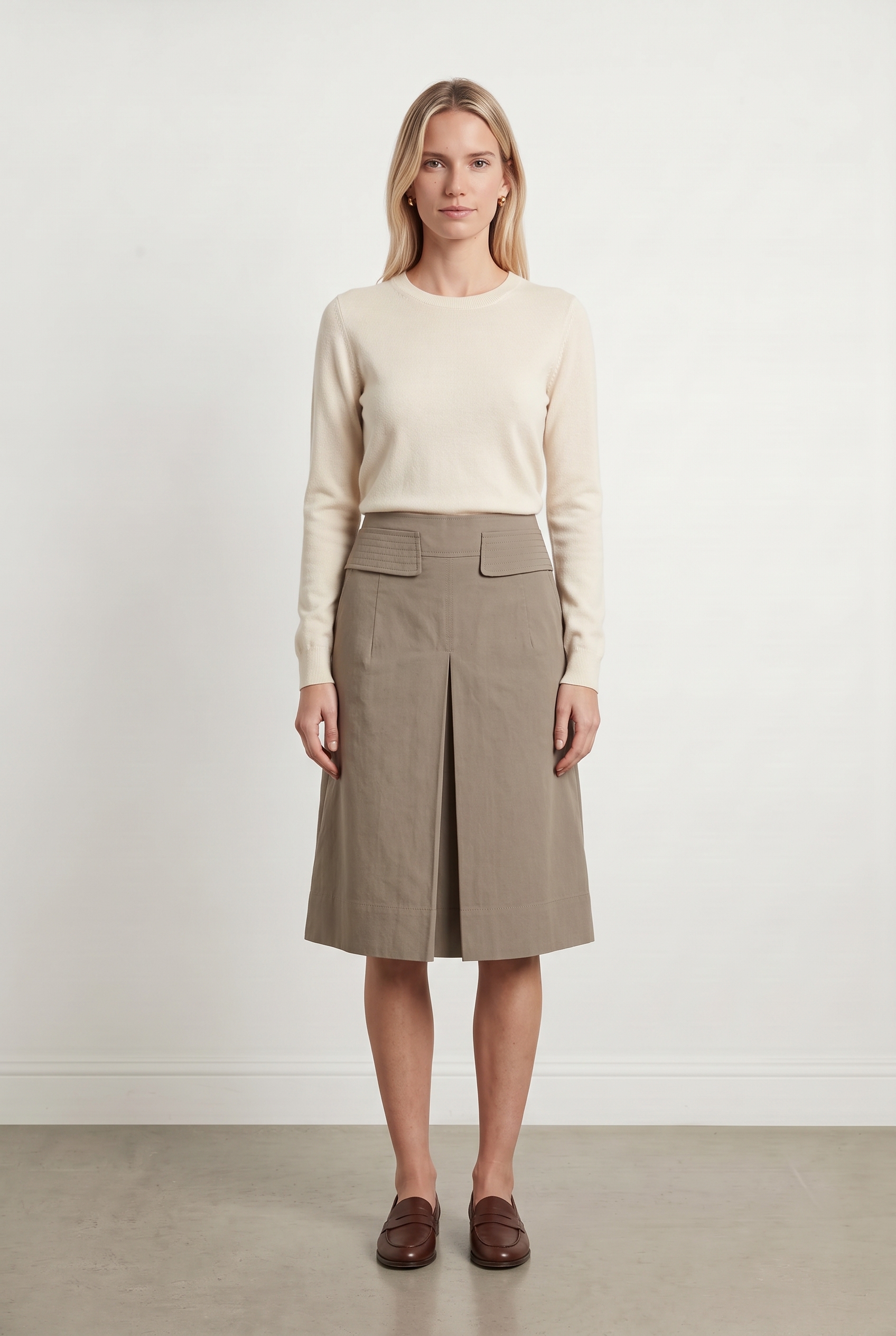 Short & midi skirt COMPTOIR DES COTONNIERS - Seconde main Beige