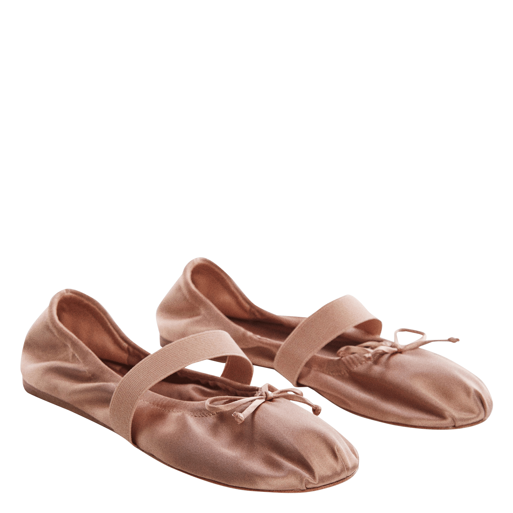 Platte Ballerina's Met Elastiek Rose Pastel Mango - Dames | Place des  Tendances