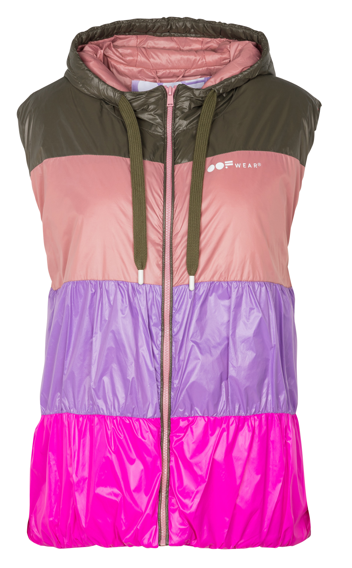 Padded gilet Multicolored
