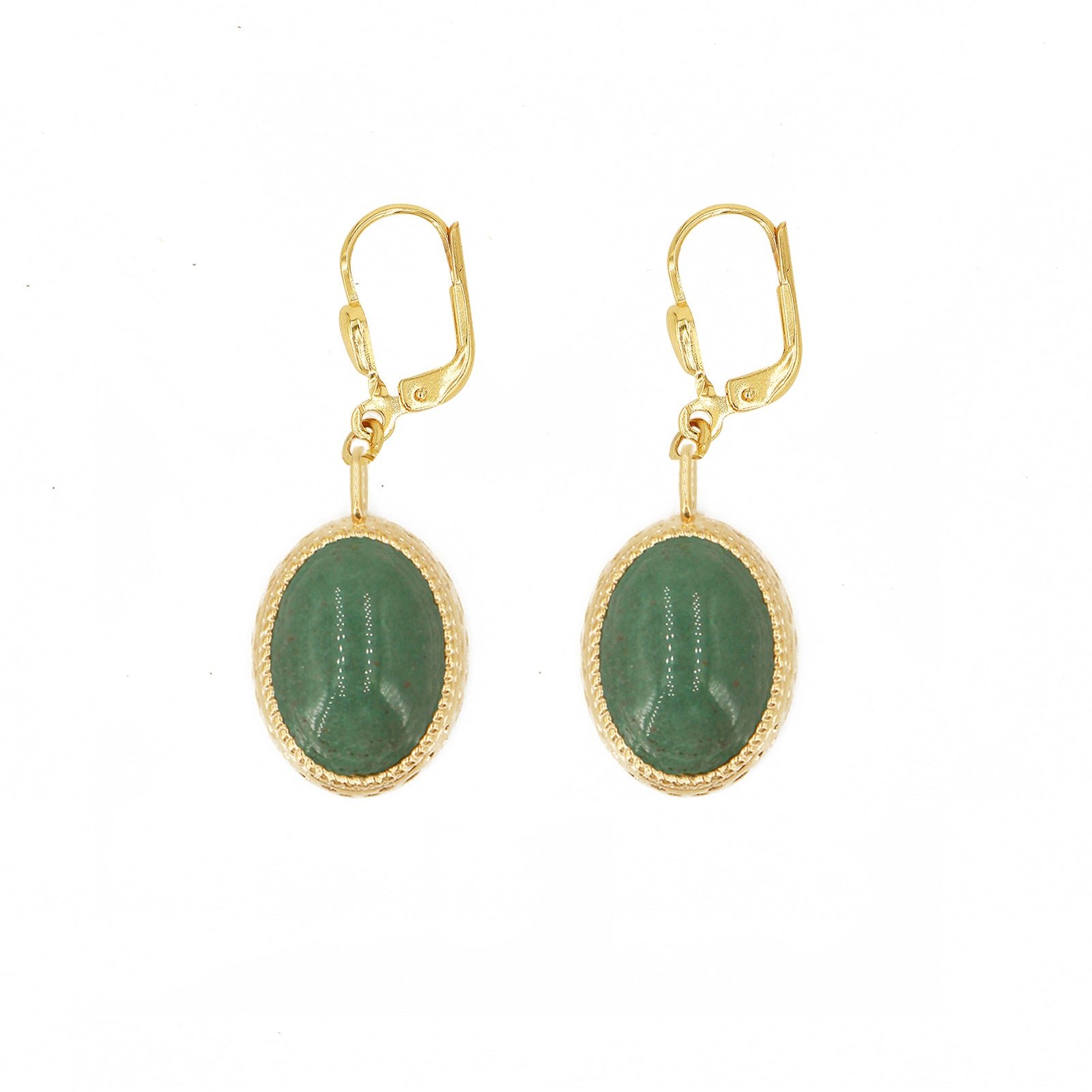 Earrings NILAI Green