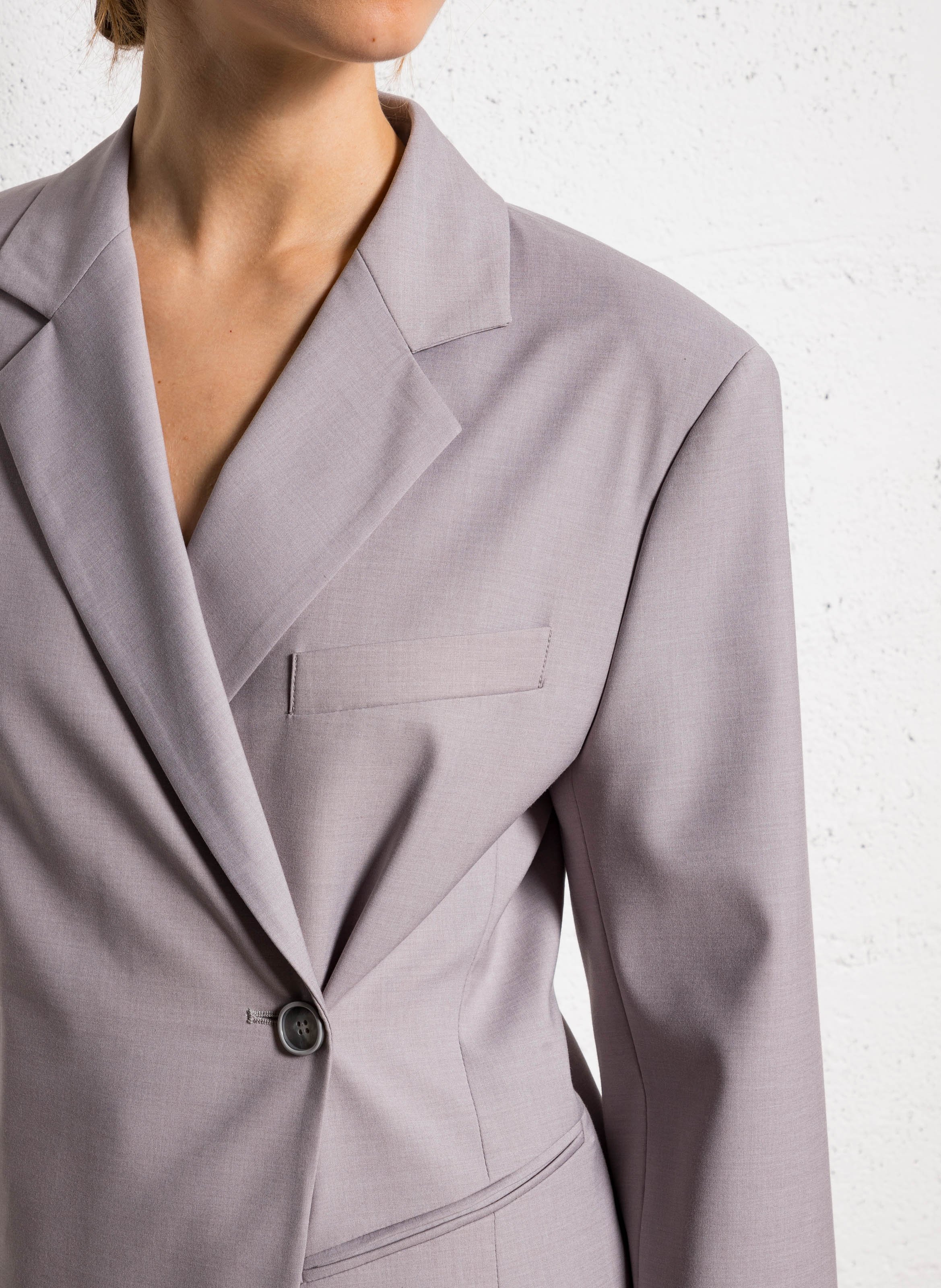 Straight suit jacket ATTIC AND BARN Grey