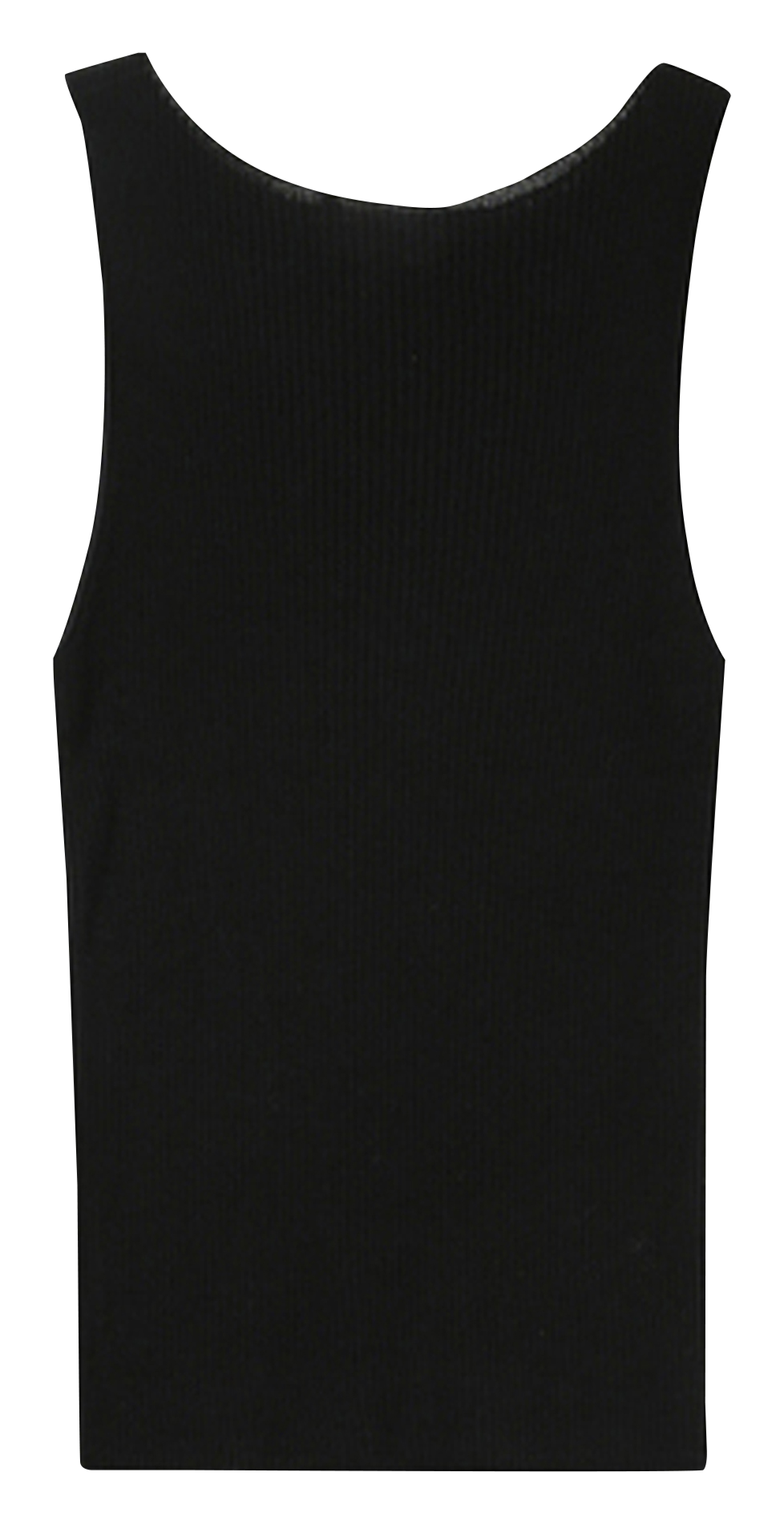 Knitted ribbed sleeveless top GRACE ET MILA Black