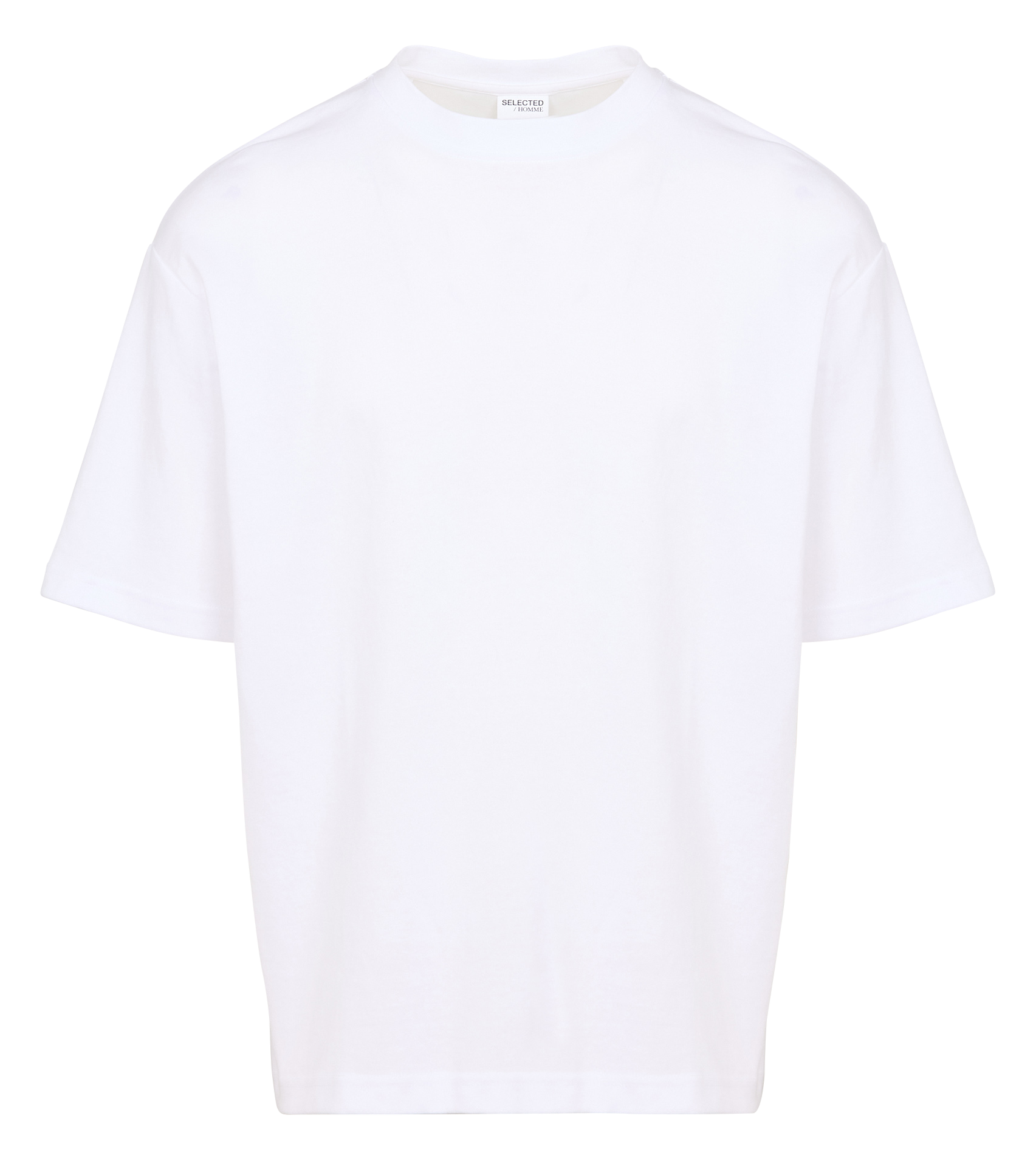 Tee-shirt oversize en coton bio mélangé SELECTED Blanc