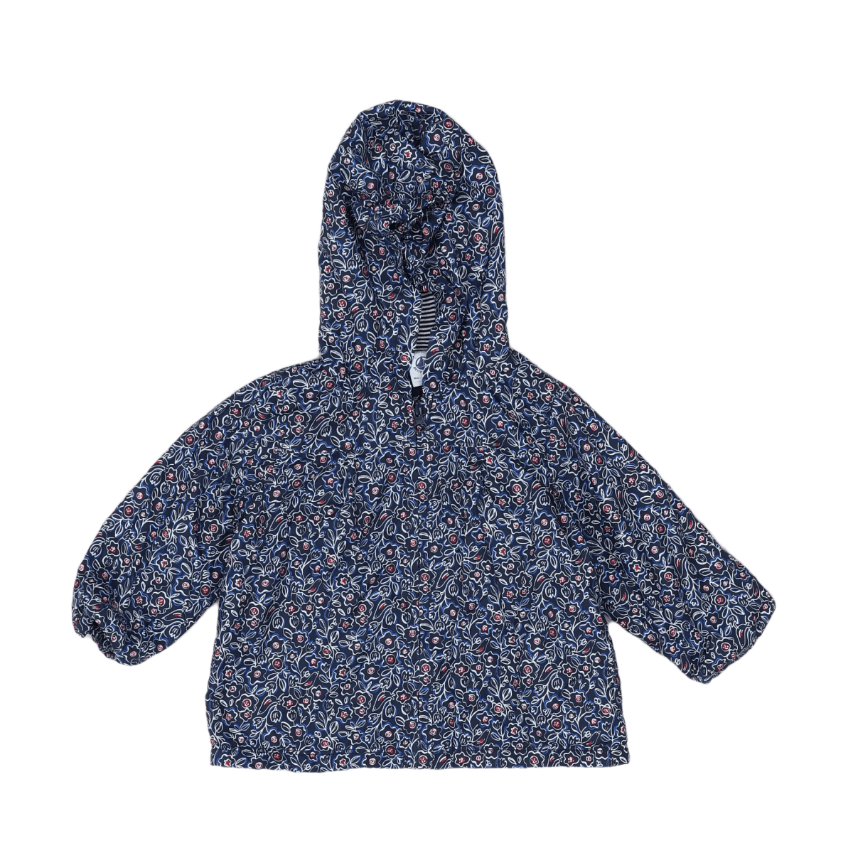 Blue Baby Raincoat - 12 months PETIT BATEAU - Seconde Main Blue