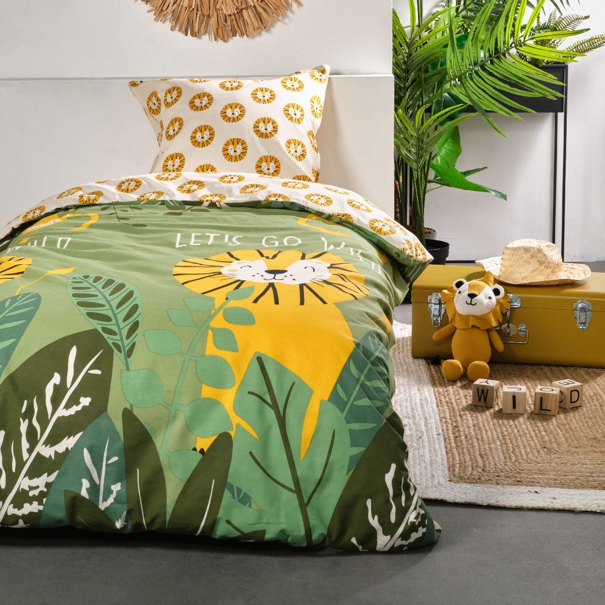 Cotton bedding set TODAY LINGE DE MAISON Grey