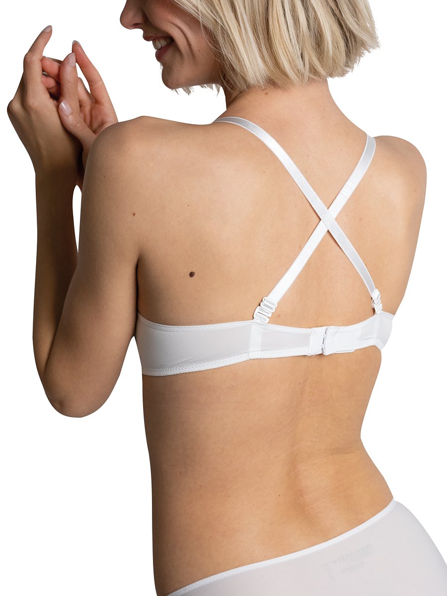 Belle de Lou underwired bra White