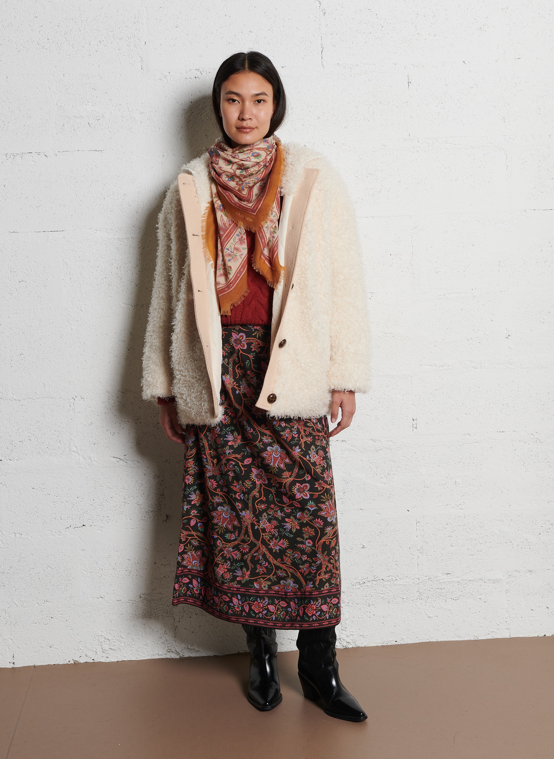 Manteau à capuche LOUISE MISHA Beige