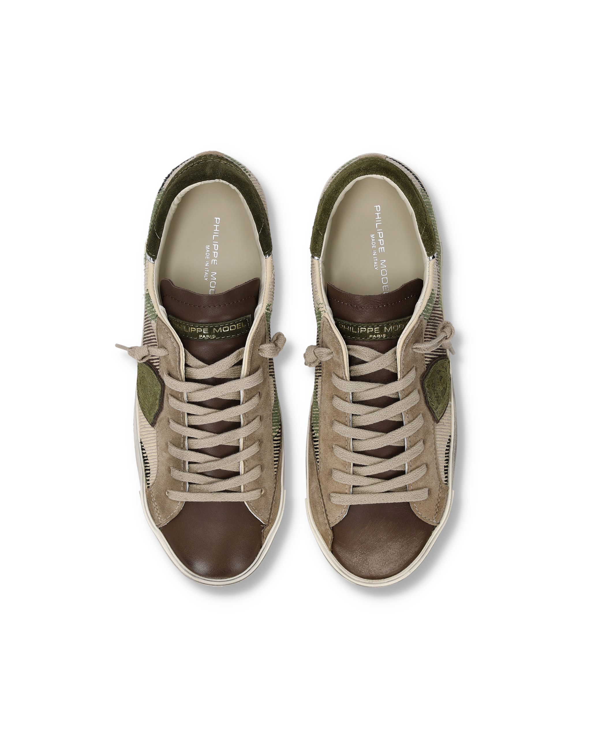 Tennis sneakers. PHILIPPE MODEL Green