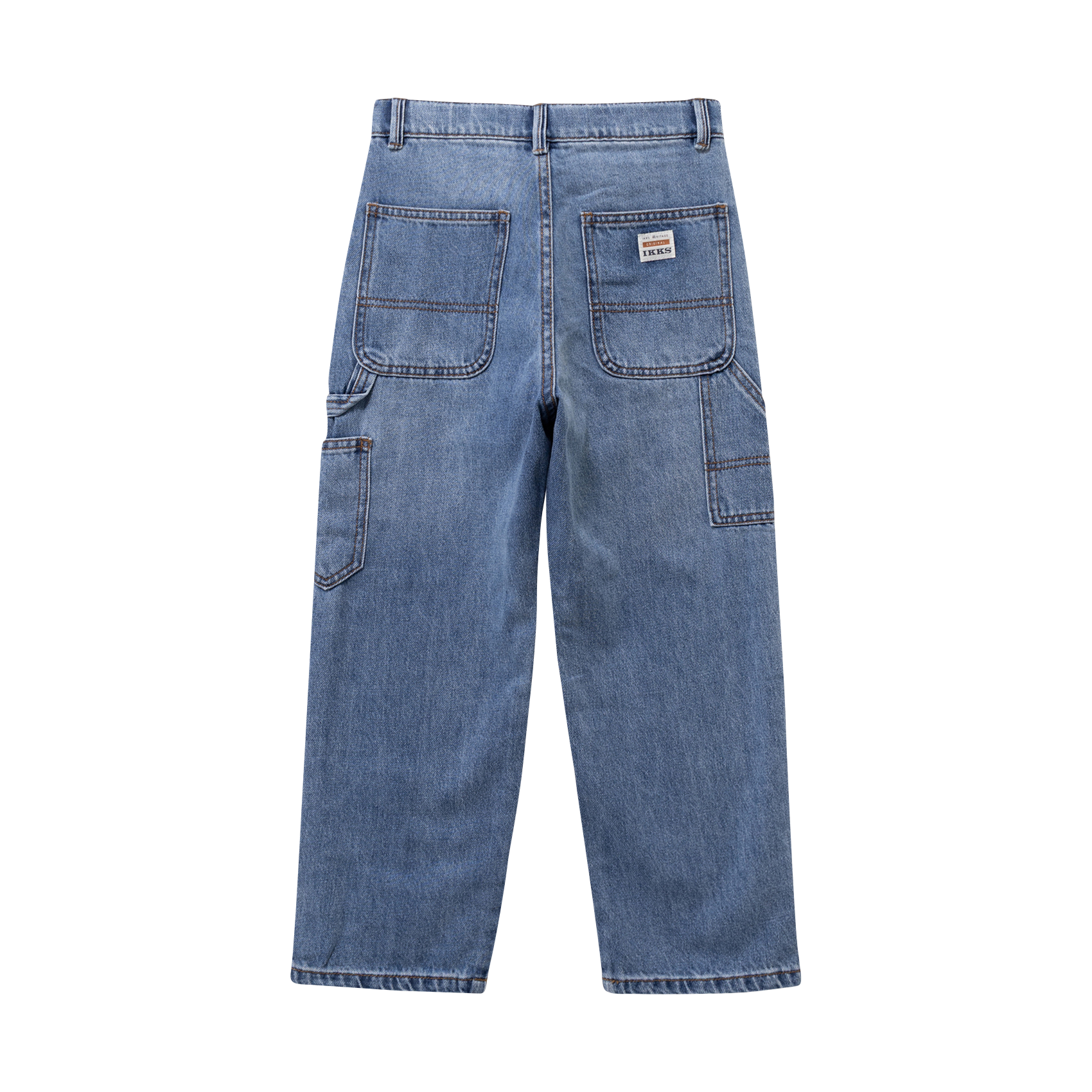 Jean baggy en coton IKKS JUNIOR Bleu