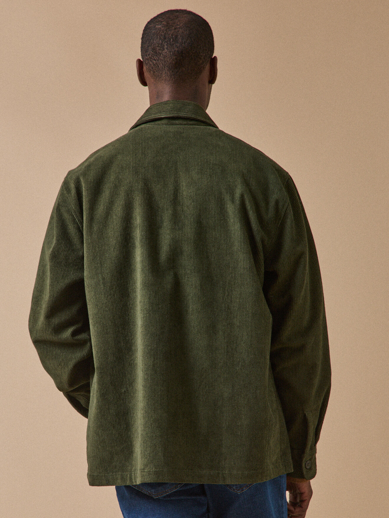 Corduroy overshirt CYRILLUS Green