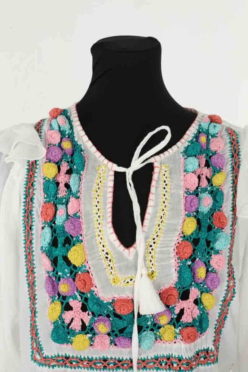 Cotton blouse ANTIK BATIK - Seconde Main White