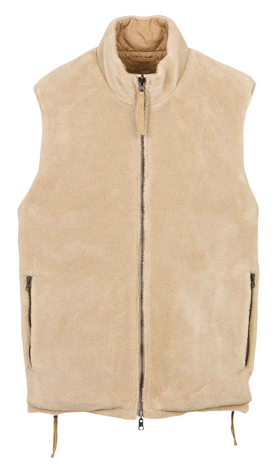 Veste col montant sans manches réversible TAION Beige