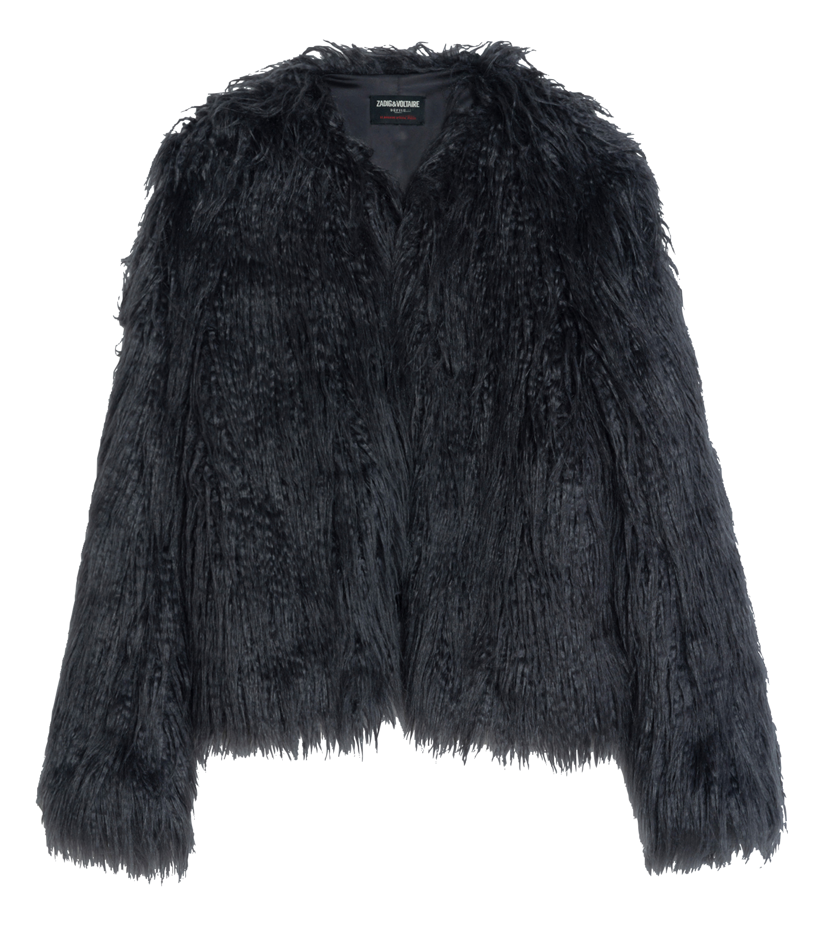Manteau col rond ZADIG&VOLTAIRE Gris