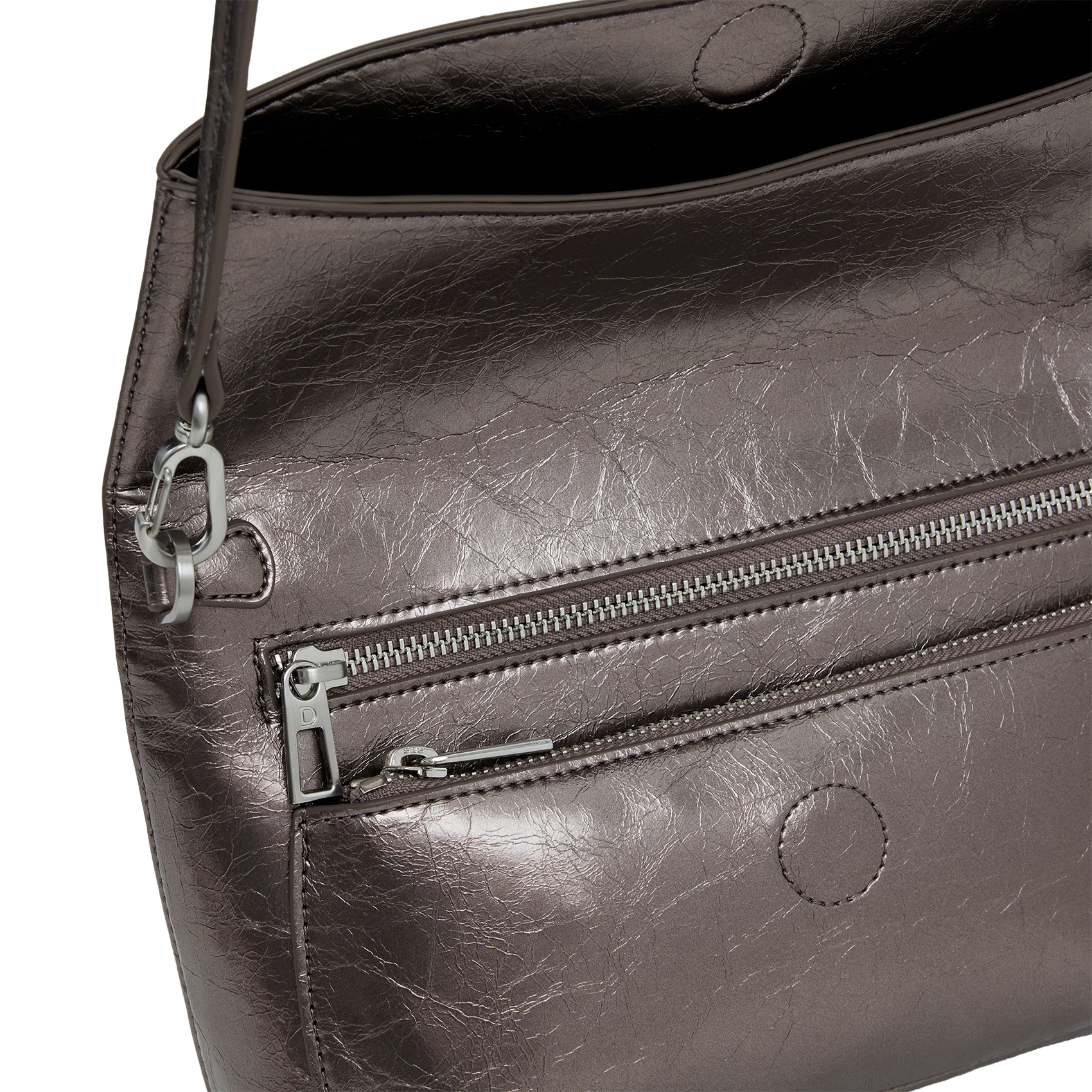 Sac bandoulière métallisé DESIGUAL Multicolore