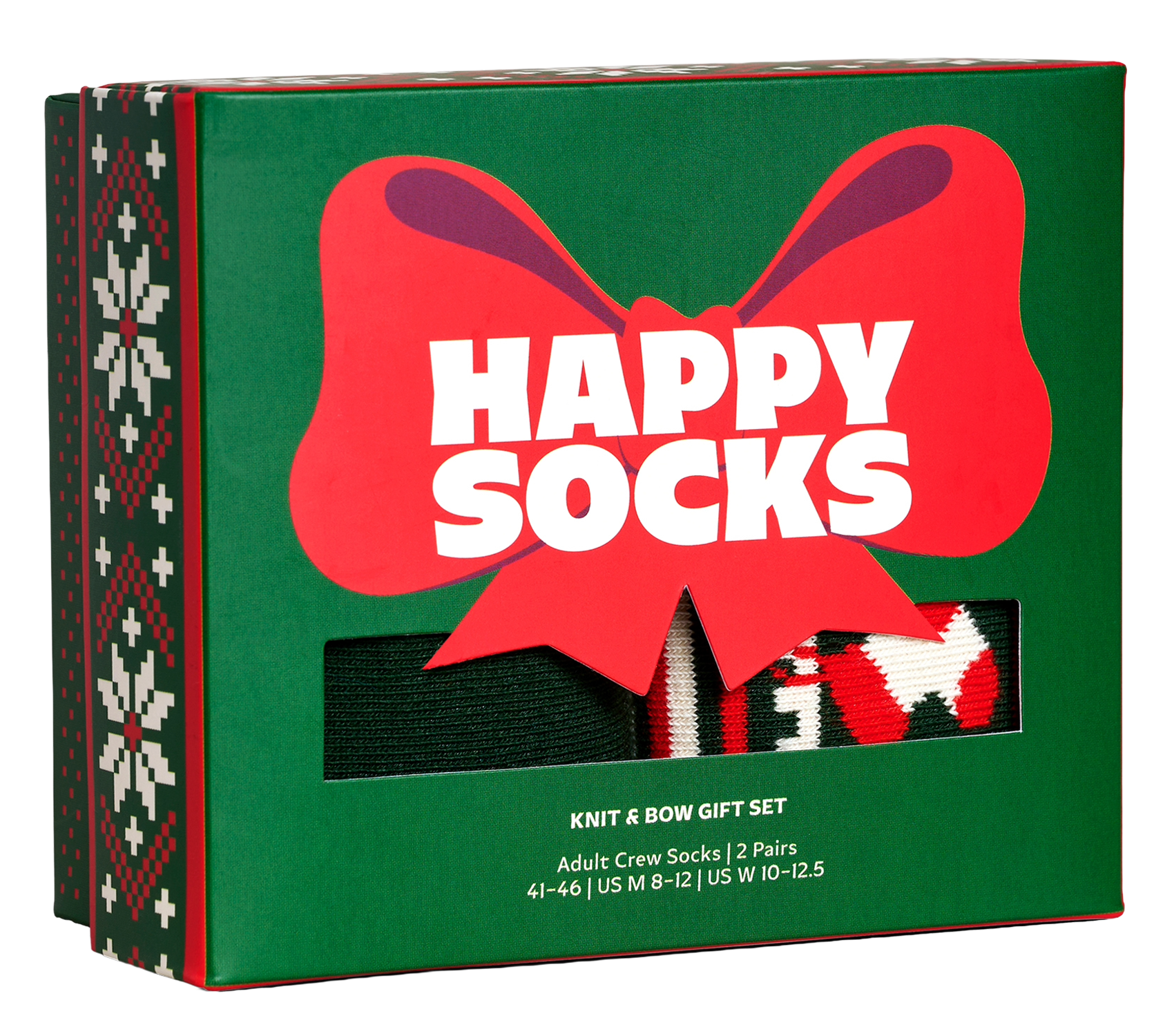 Pack aus bedruckten Baumwollmischsocken HAPPY SOCKS Grun