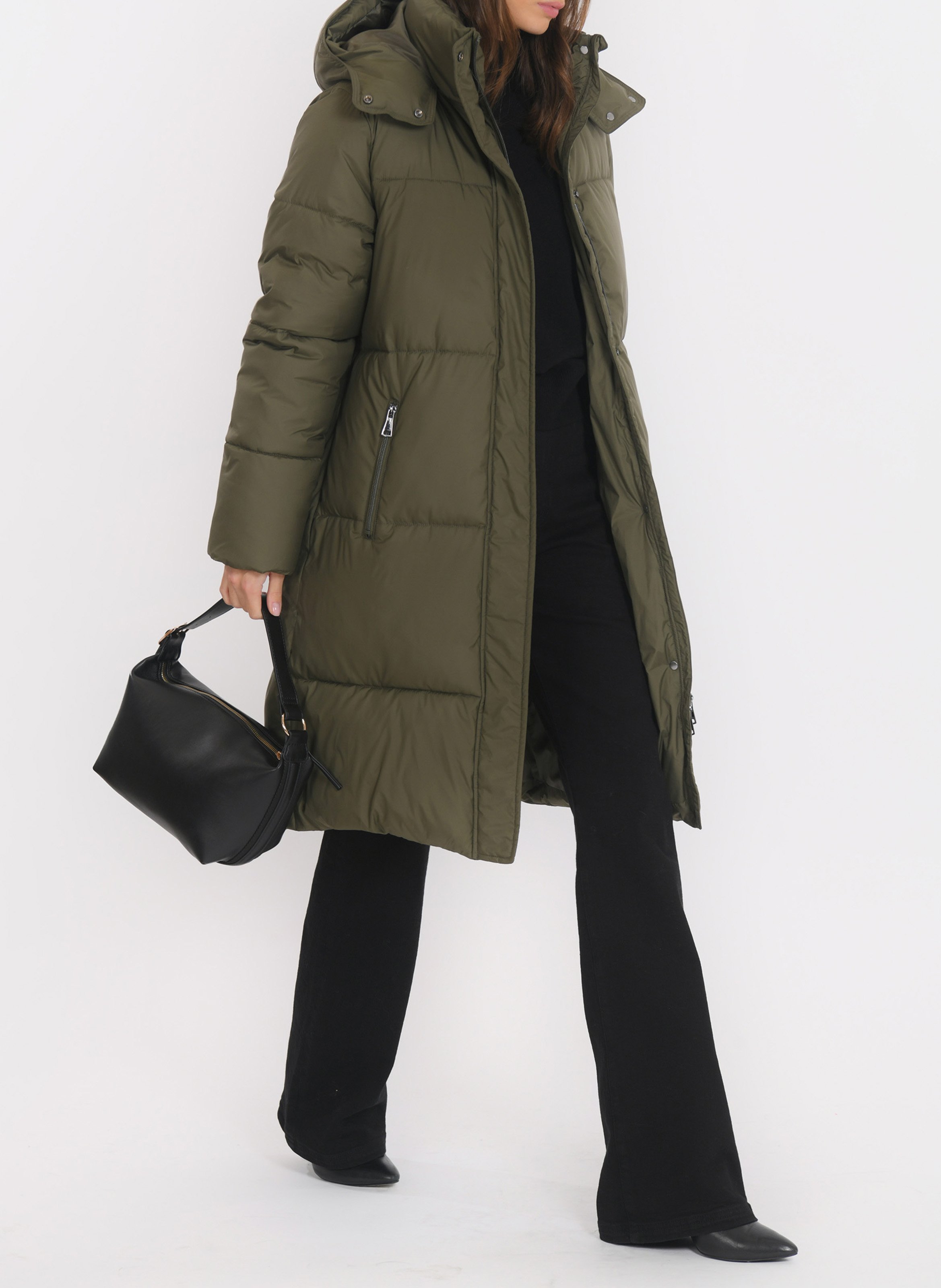 Doudoune à capuche oversize KOOKAI Kaki