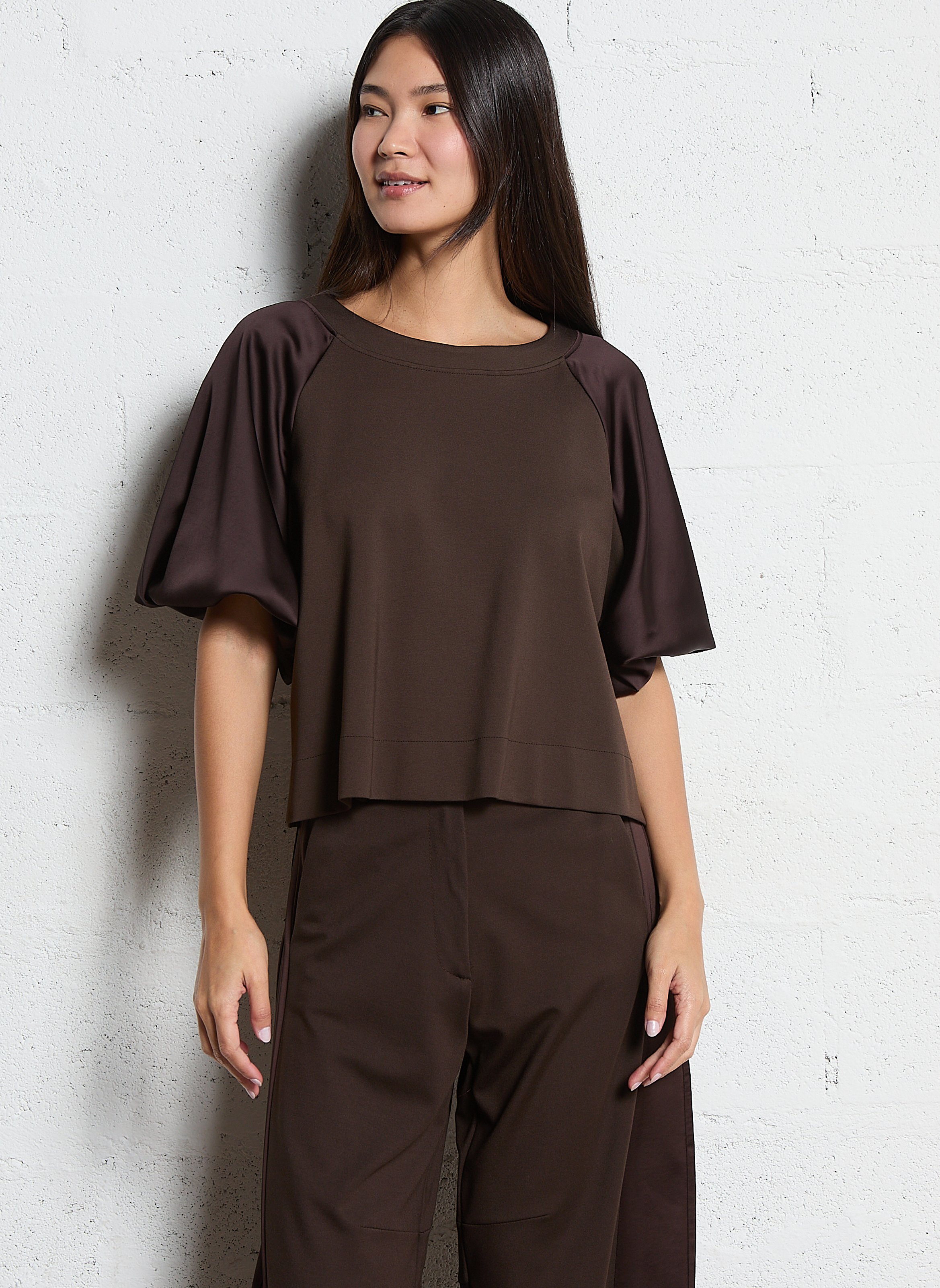 Loose-fit round-neck top IMPERIAL