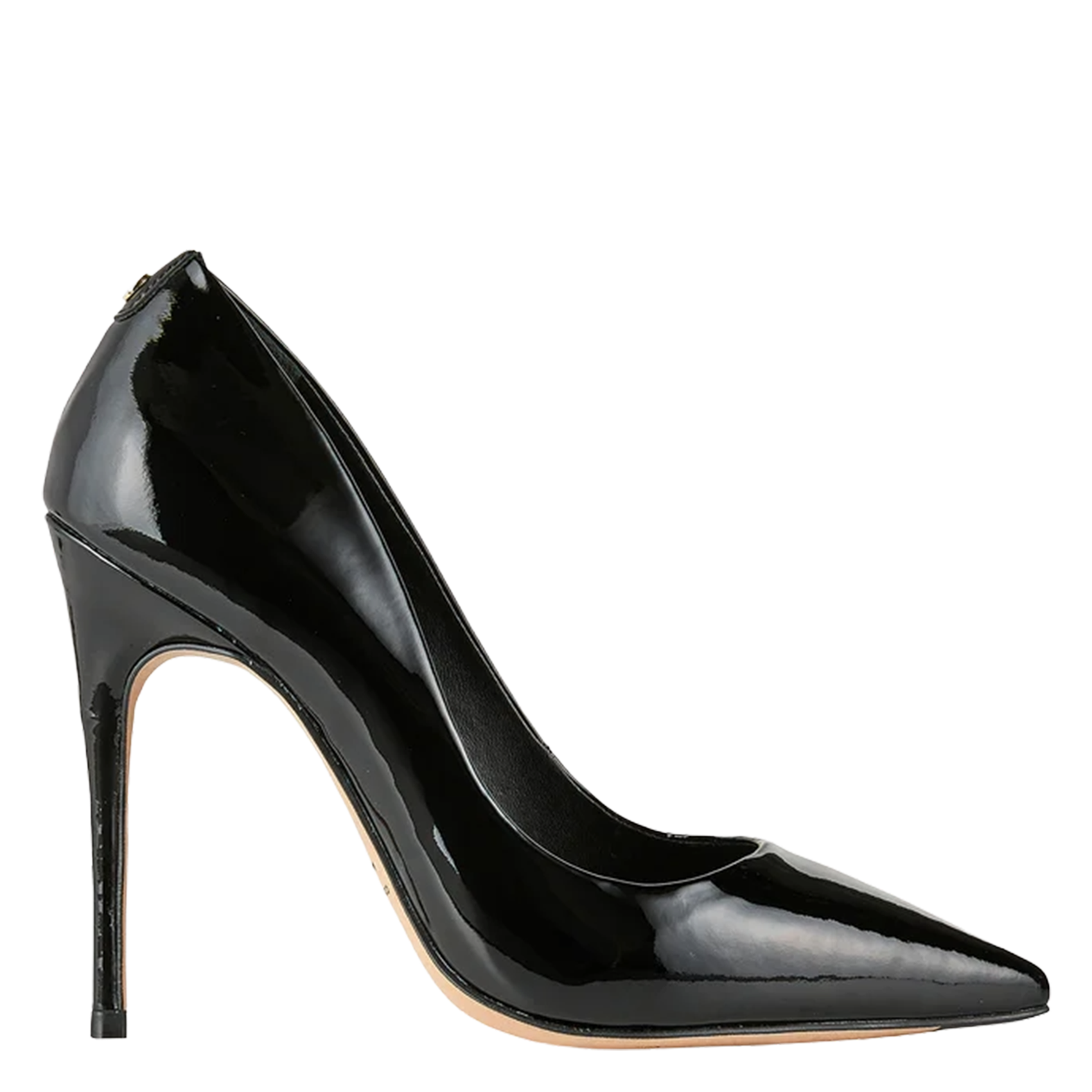 Lakleren mocassins met open achterkant COSMOPARIS Zwart