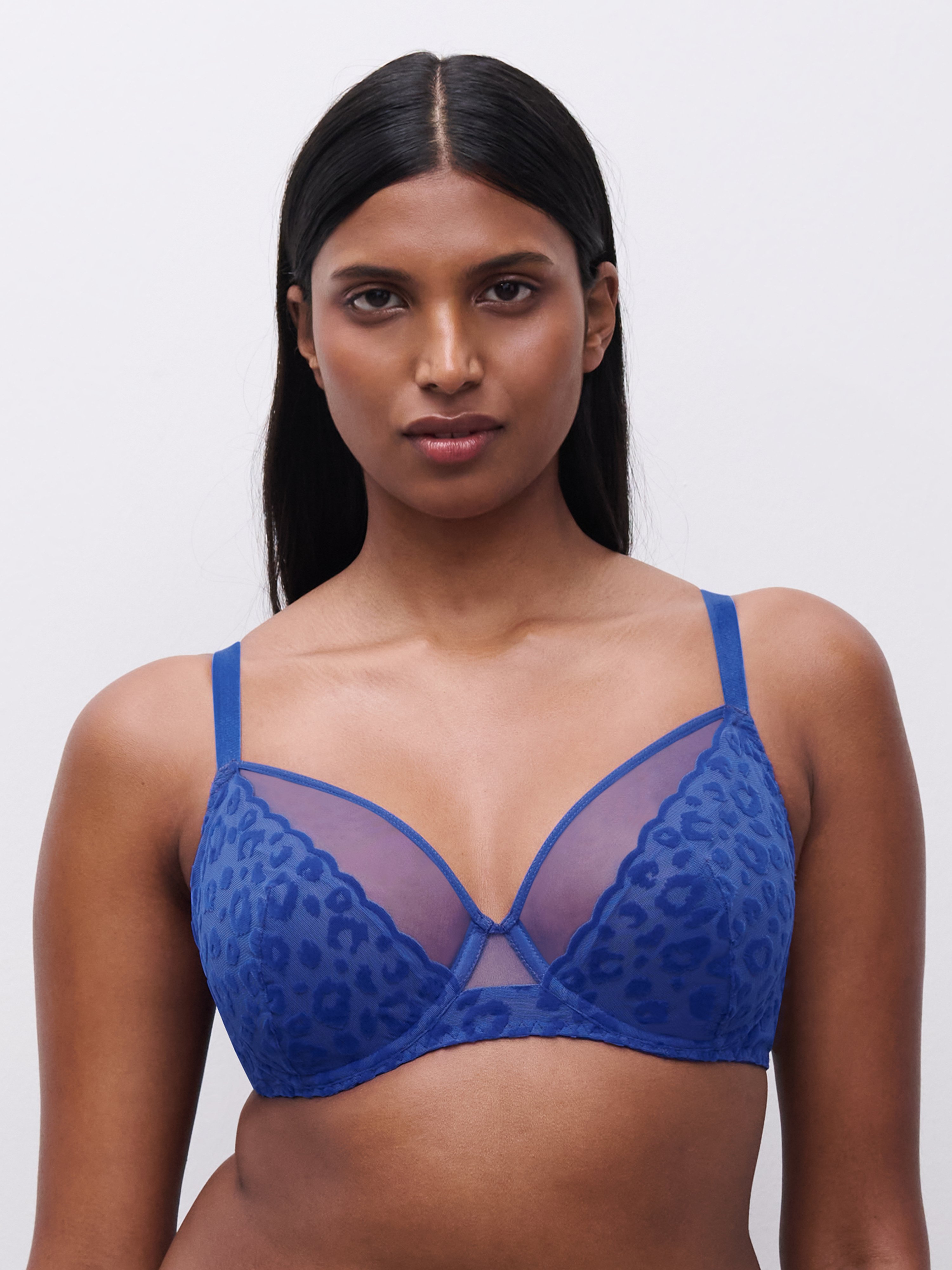 Full-cup bra CHANTELLE PULP Blue