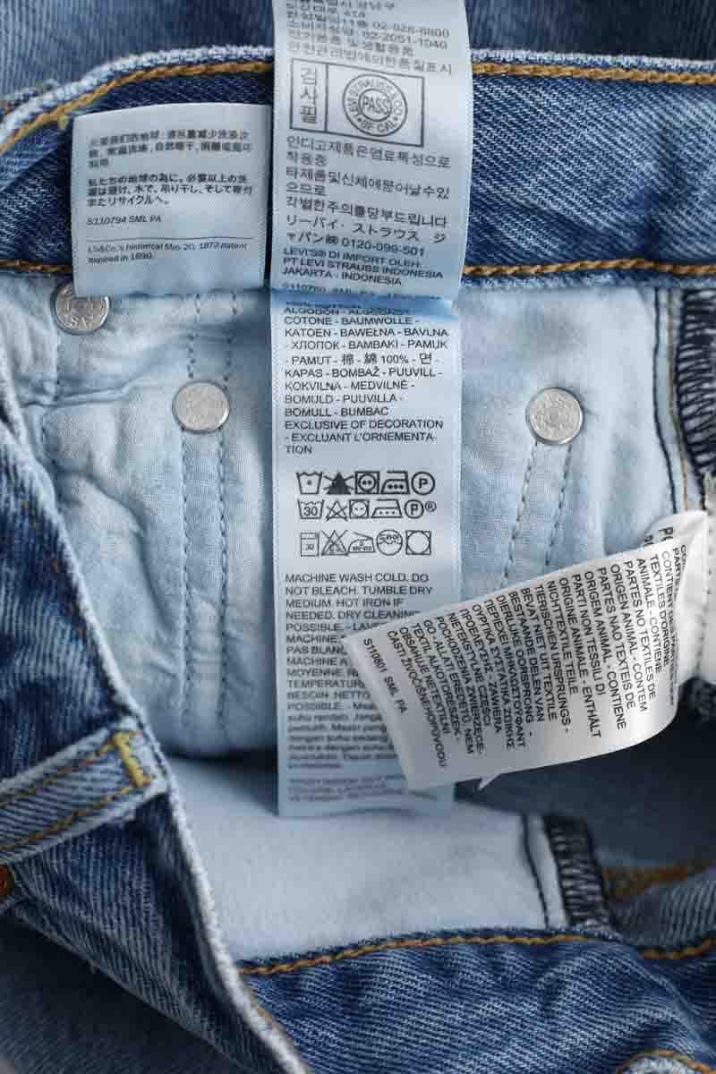 Straight cotton-blend pants LEVI'S - Seconde main Blue