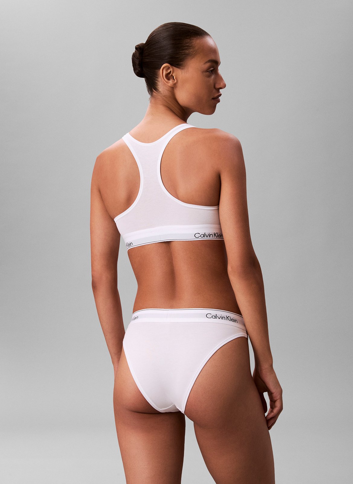 Bustier aus Baumwoll-Mix CALVIN KLEIN UNDERWEAR Weiss