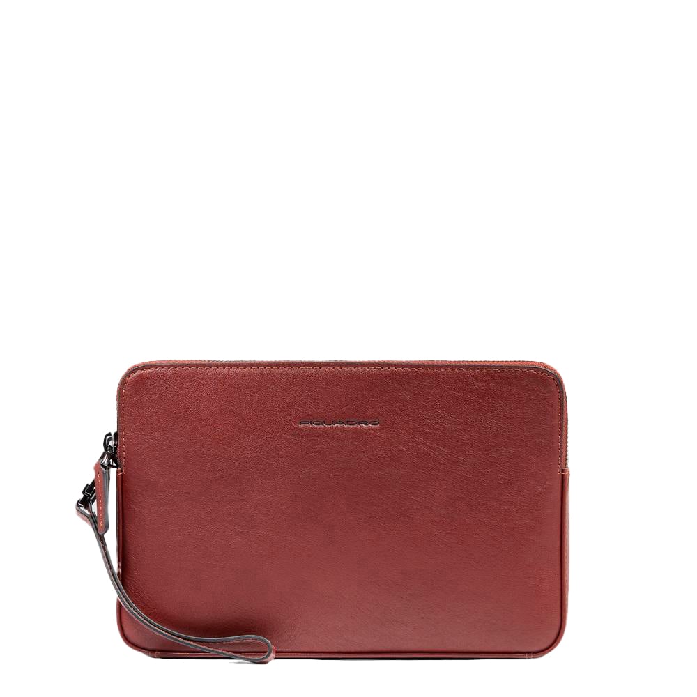 Men's leather clutch with credit card holder and RFID protection PIQUADRO