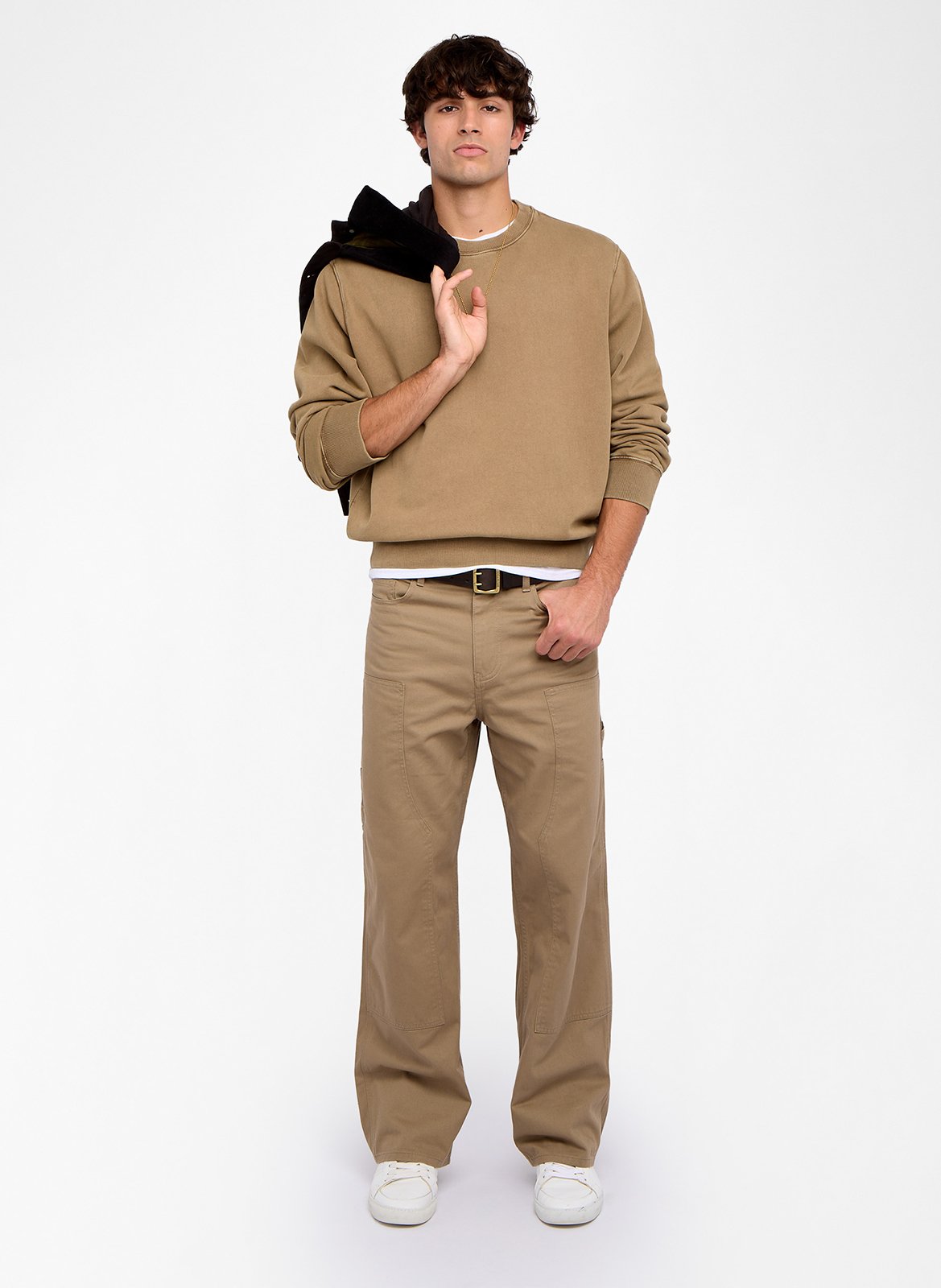 Straight sweatshirt with back embroideries ZADIG&VOLTAIRE Beige