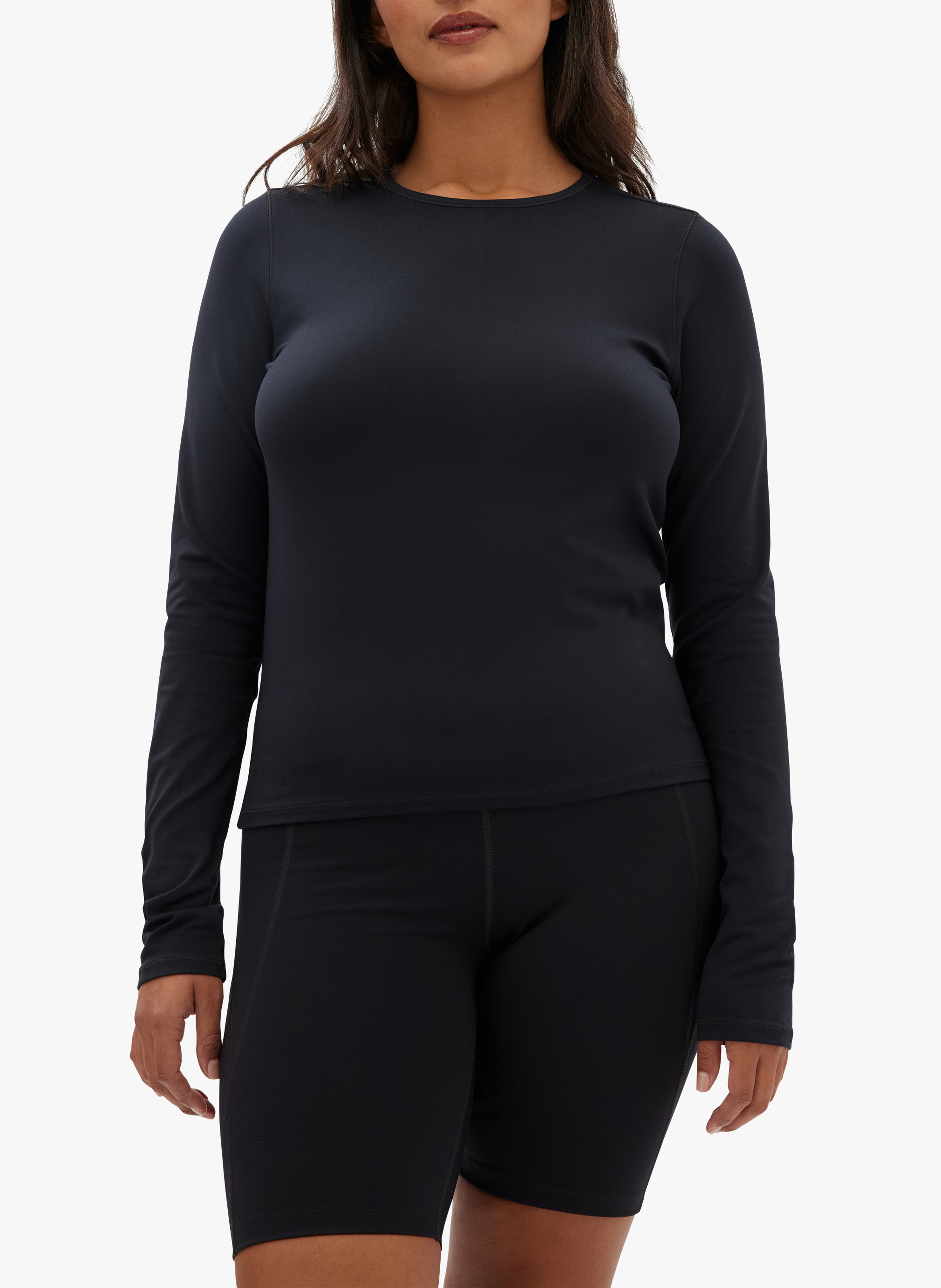 Tee-shirt de sport col rond  GIRLFRIEND COLLECTIVE Noir