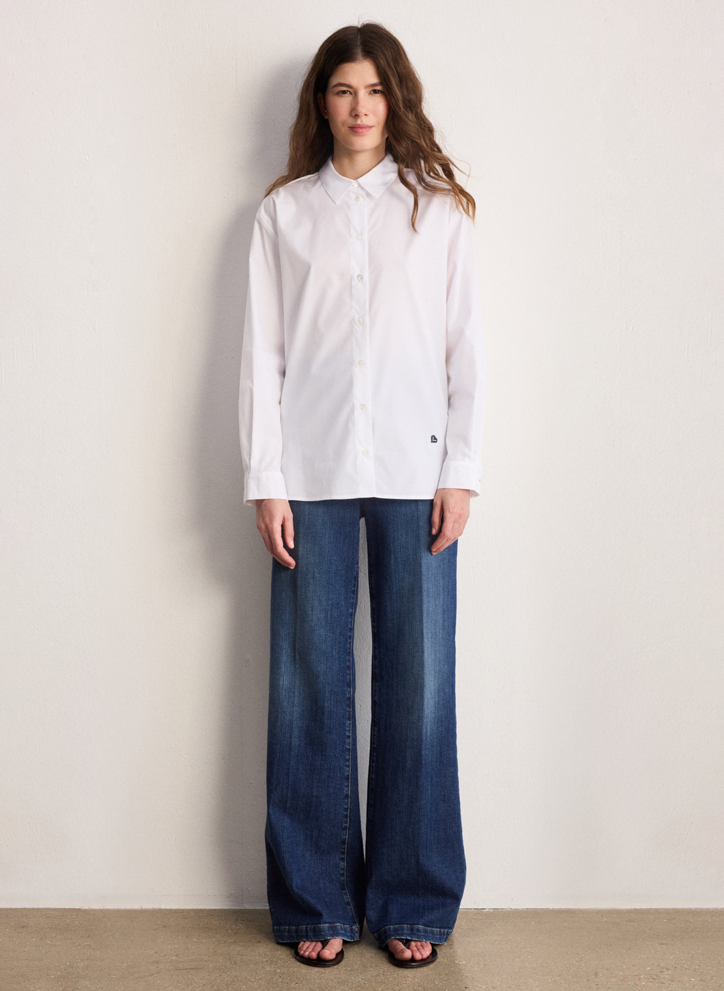 Colonel plain shirt PABLO White