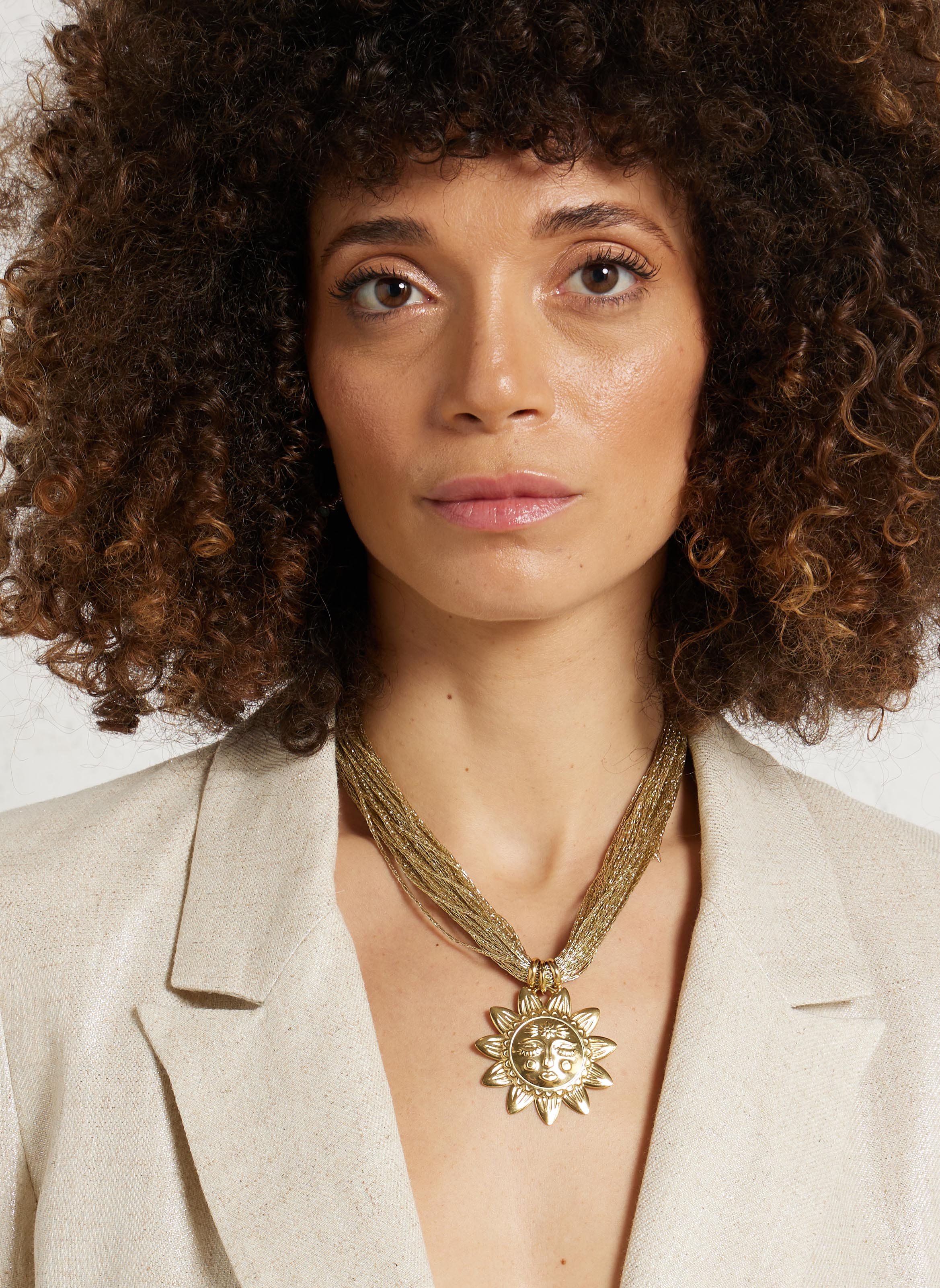 Collier  AU PRINTEMPS PARIS Doré