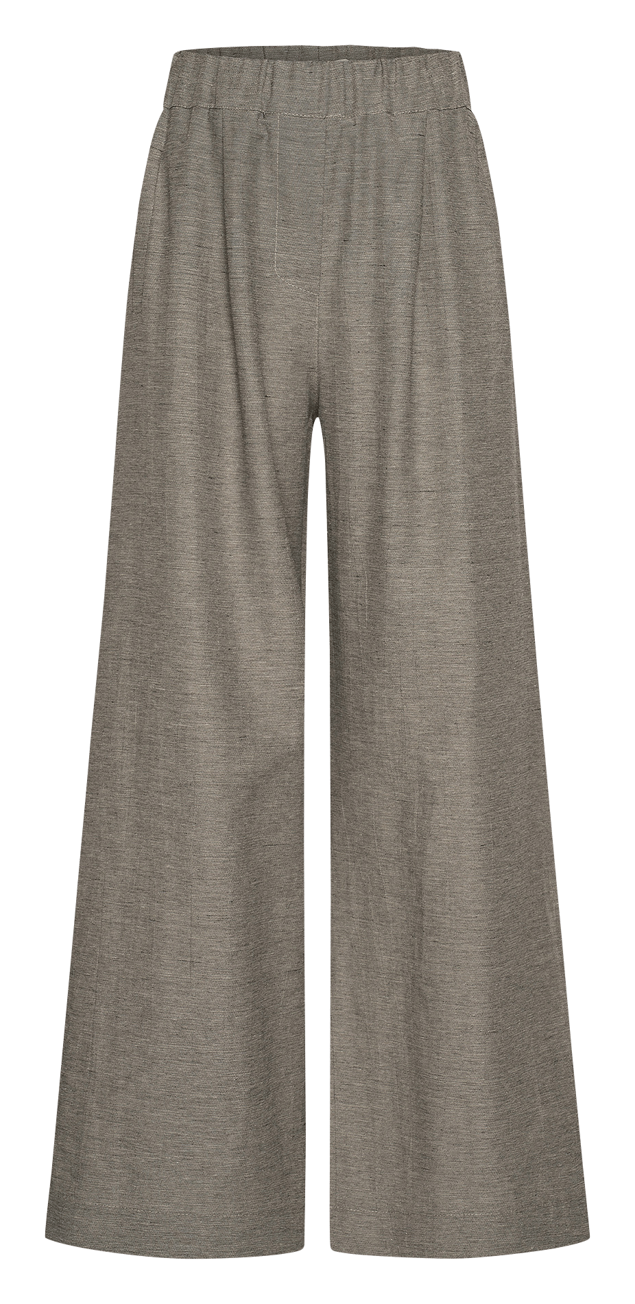 Wide-leg mottled trousers BY BAR Grey