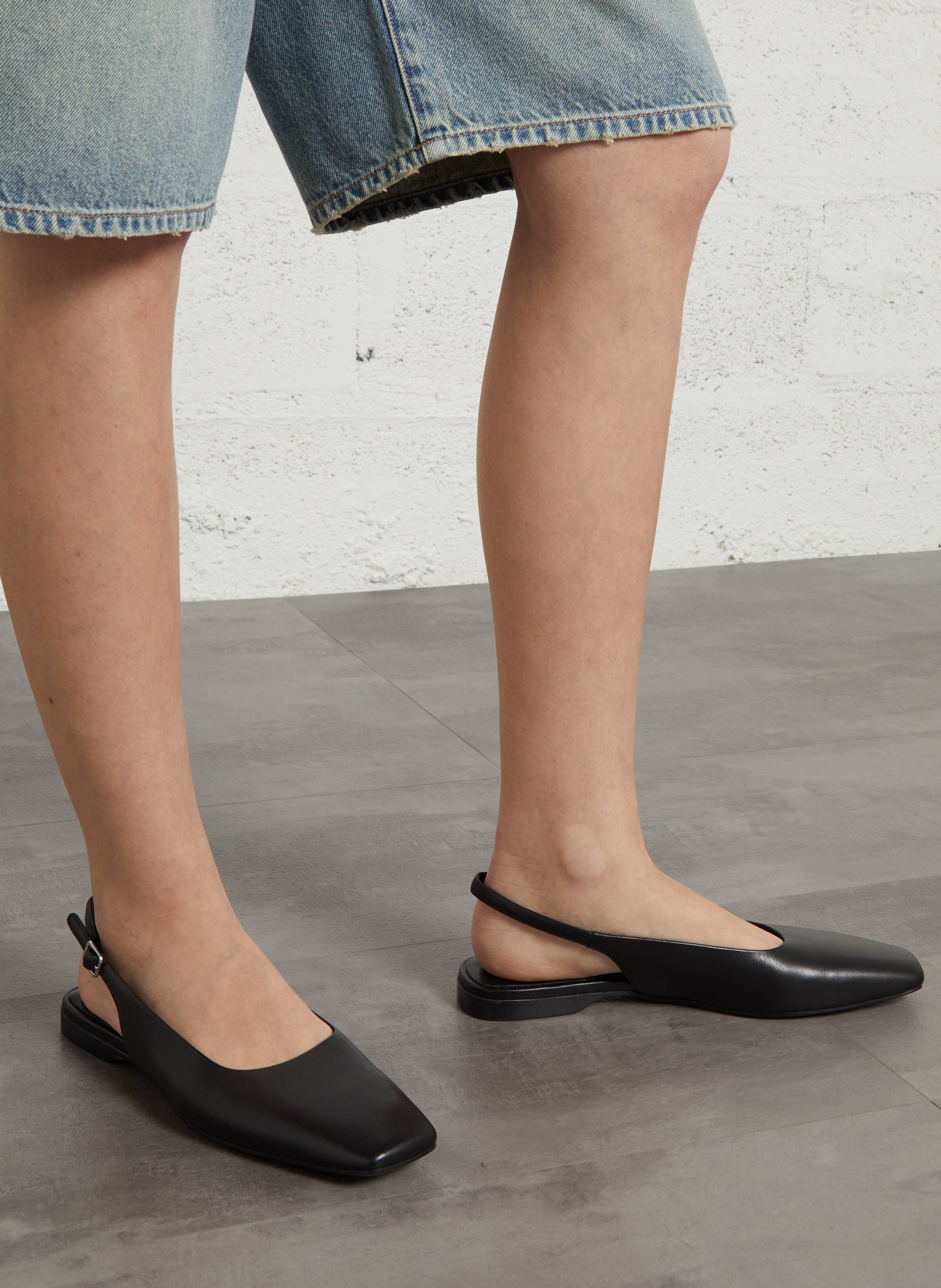 Ballerines en cuir VAGABOND Noir