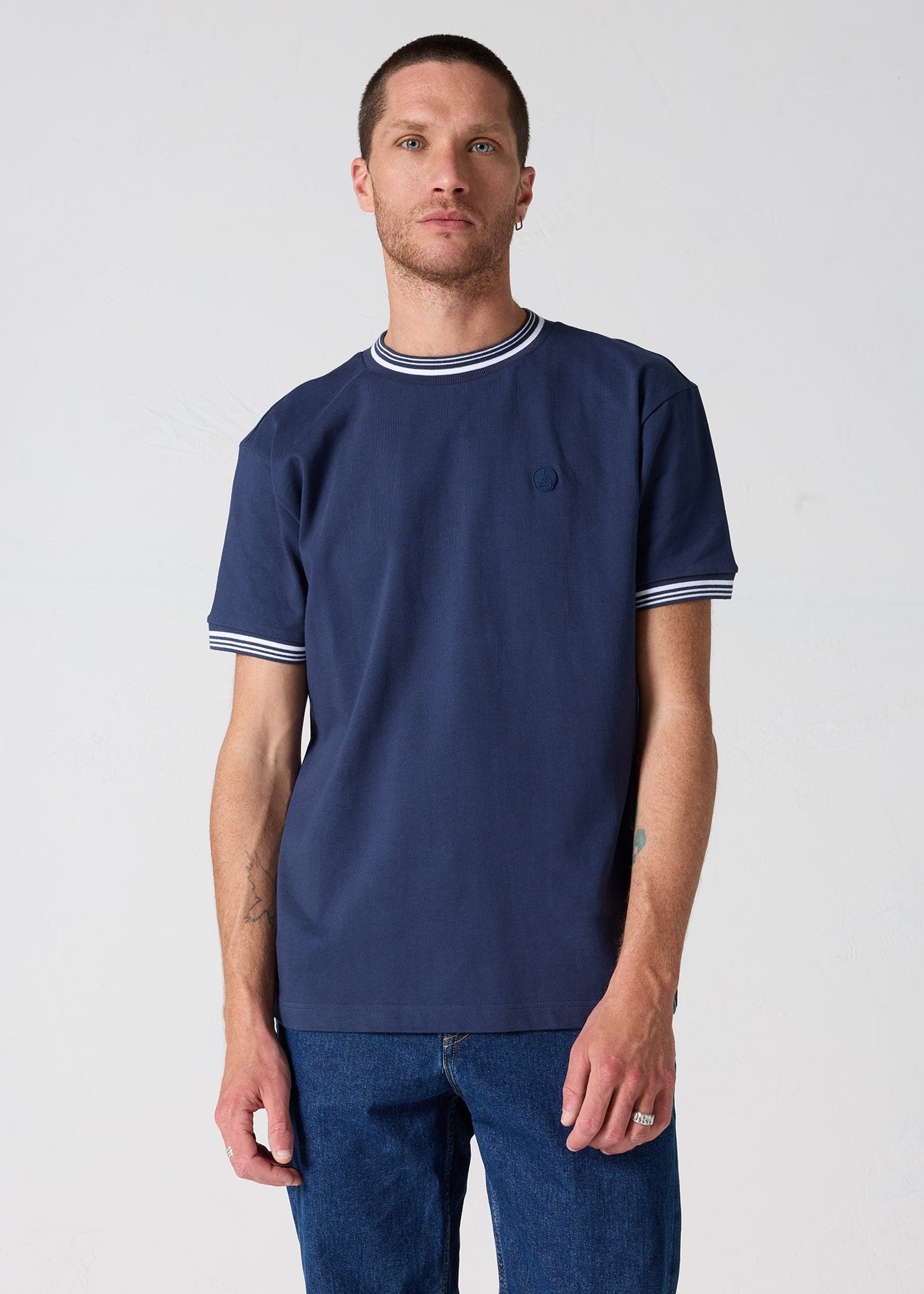 Round neck unisex T-shirt Ley JOTT Blue