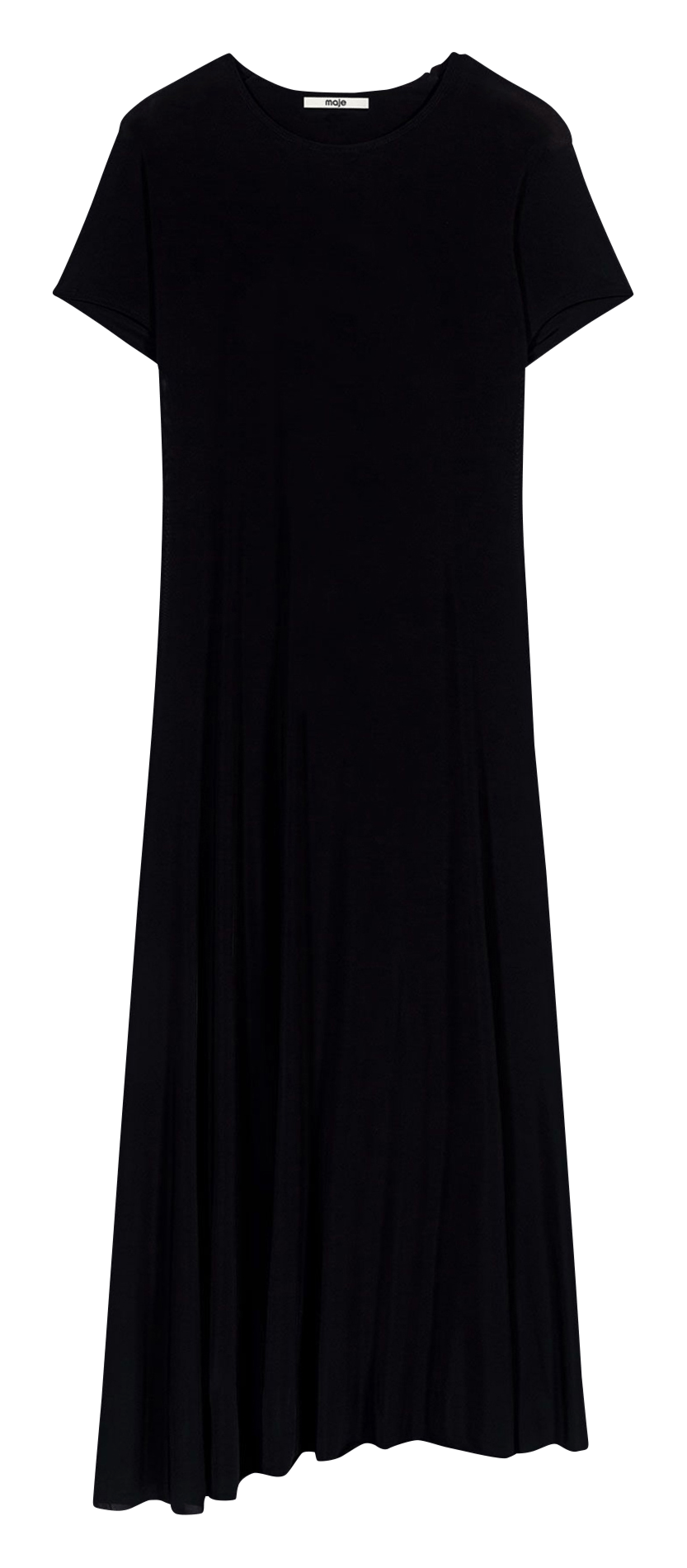 Robe longue fluide à découpe dos MAJE Noir