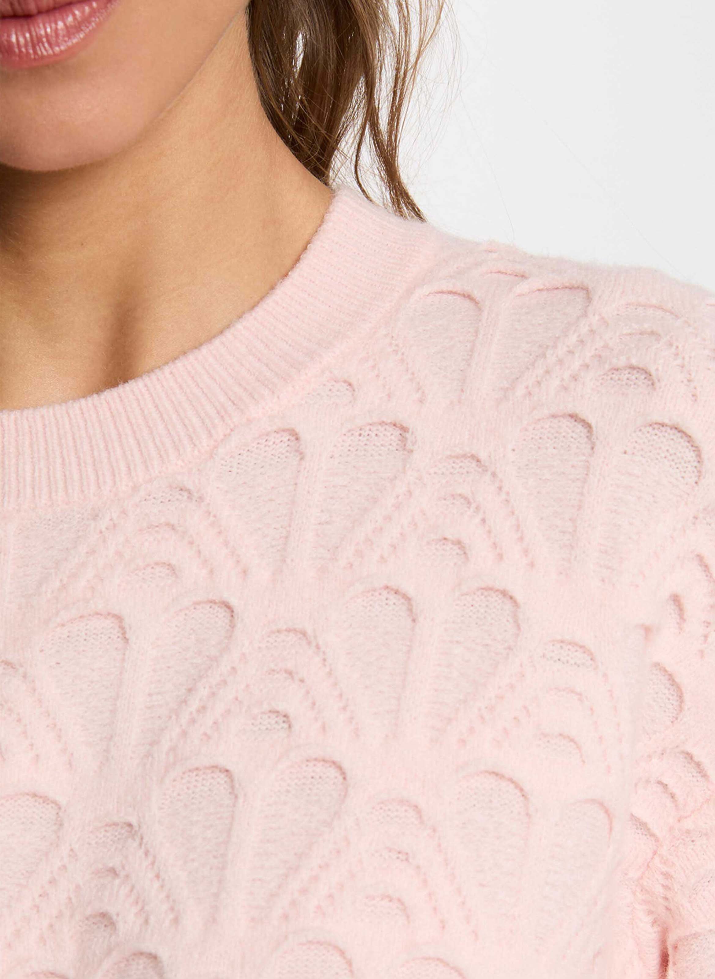 Pull col rond  MORGAN Rose