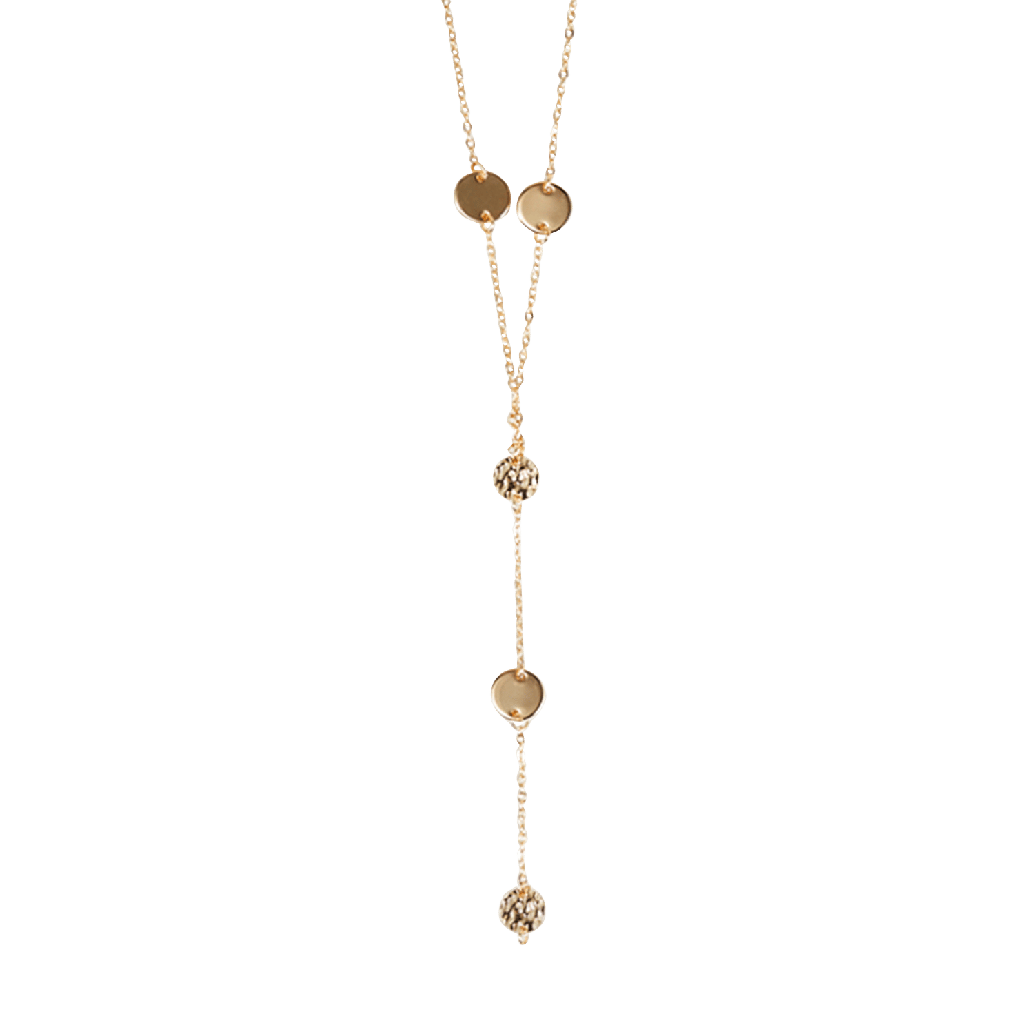 Lange ketting van staal LA FEE MARABOUTEE Goudkleurig
