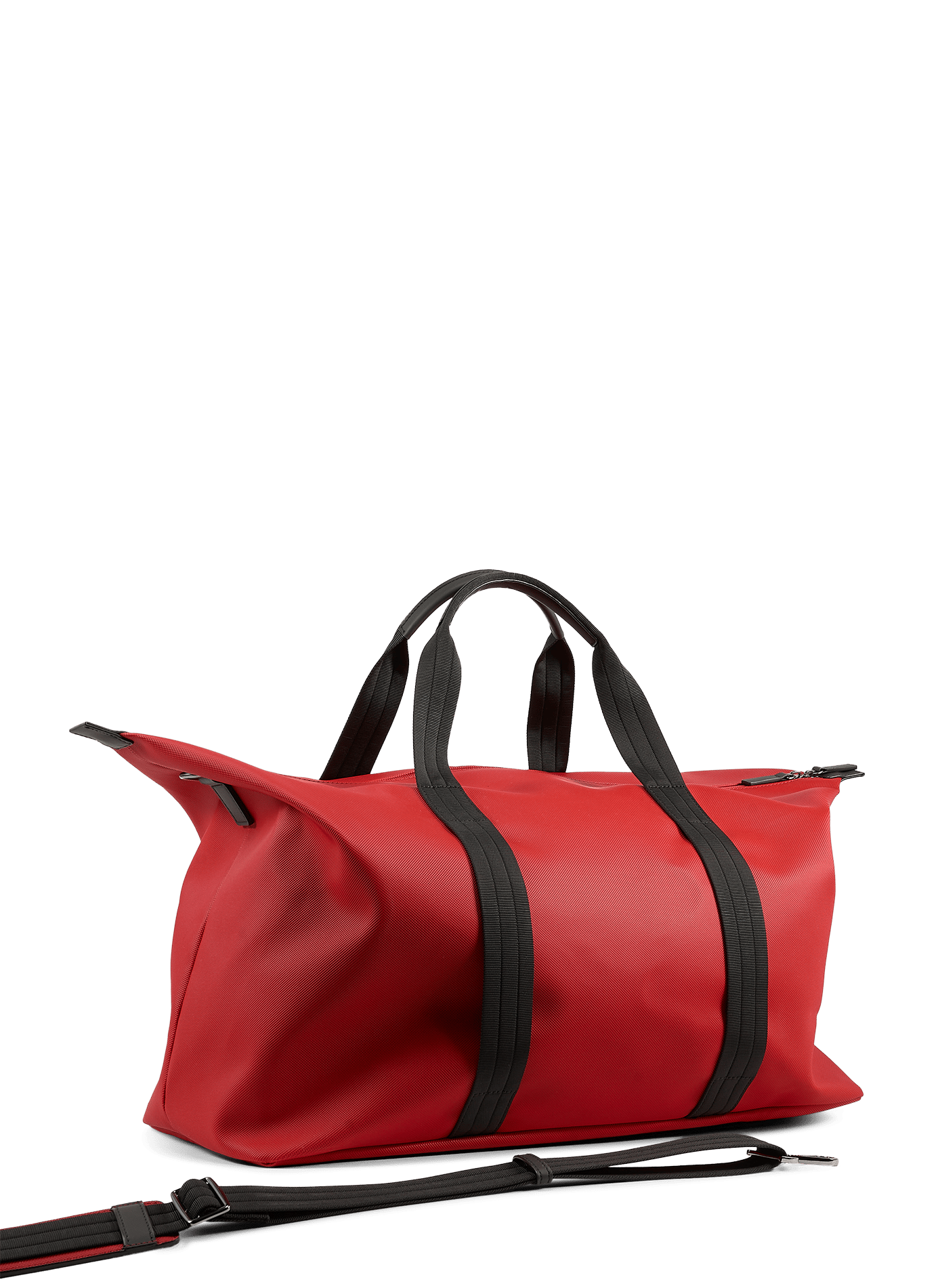 Textured travel shoulder bag hex 48h legend pr589589 o SAISON 1865 Red