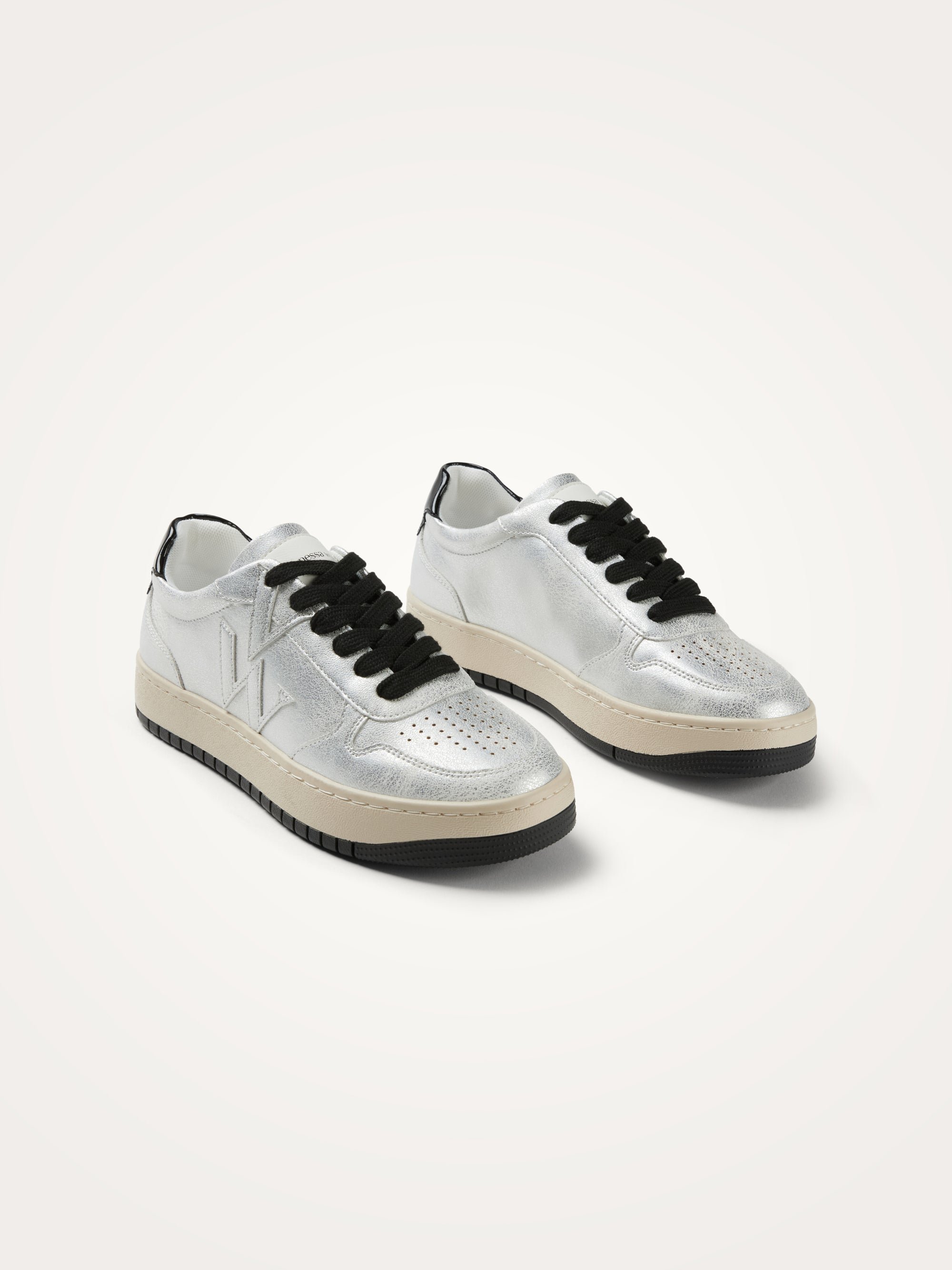 Monogram thick sole sneakers VANESSA WU Silver