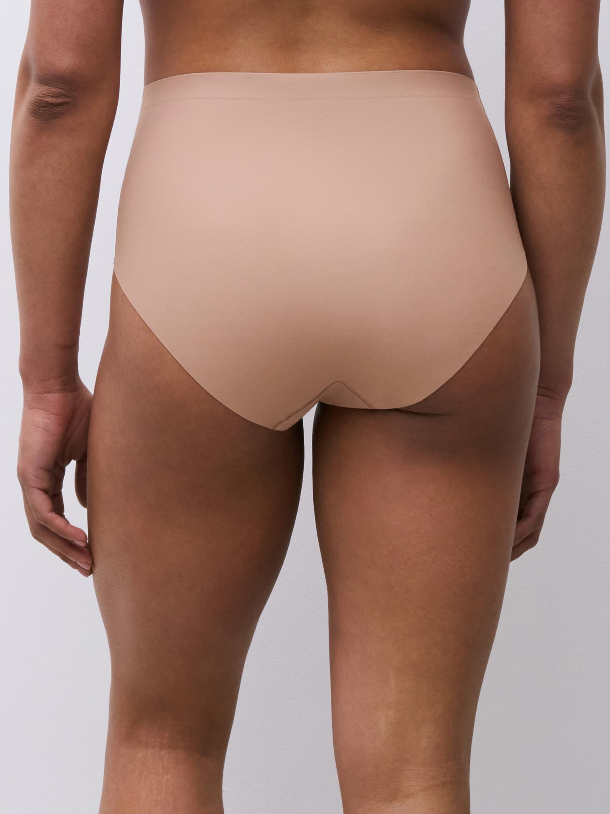 High-waisted panties CHANTELLE Brown