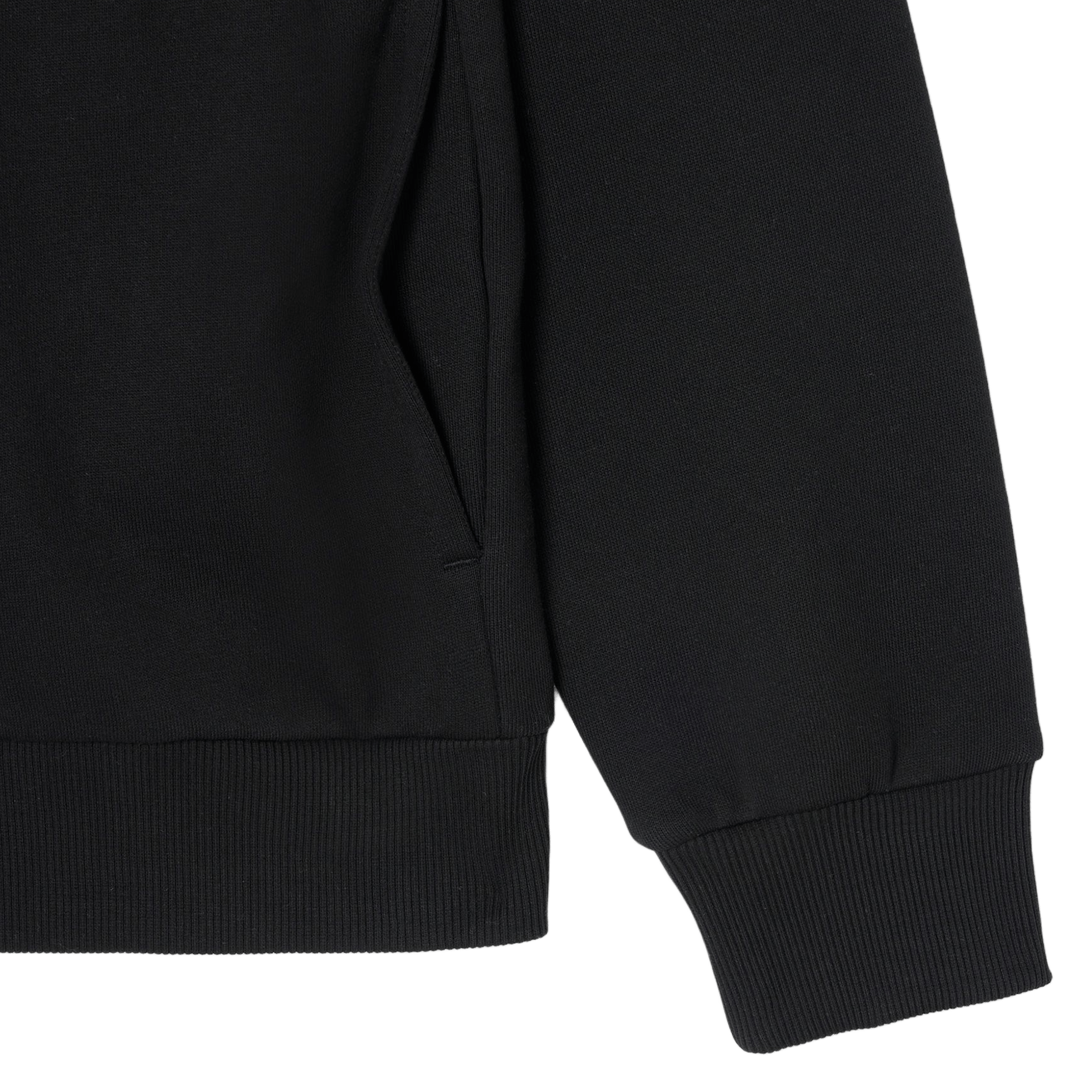 Sweatshirt aus Baumwoll-Mix mit Reißverschluss LACOSTE Schwarz