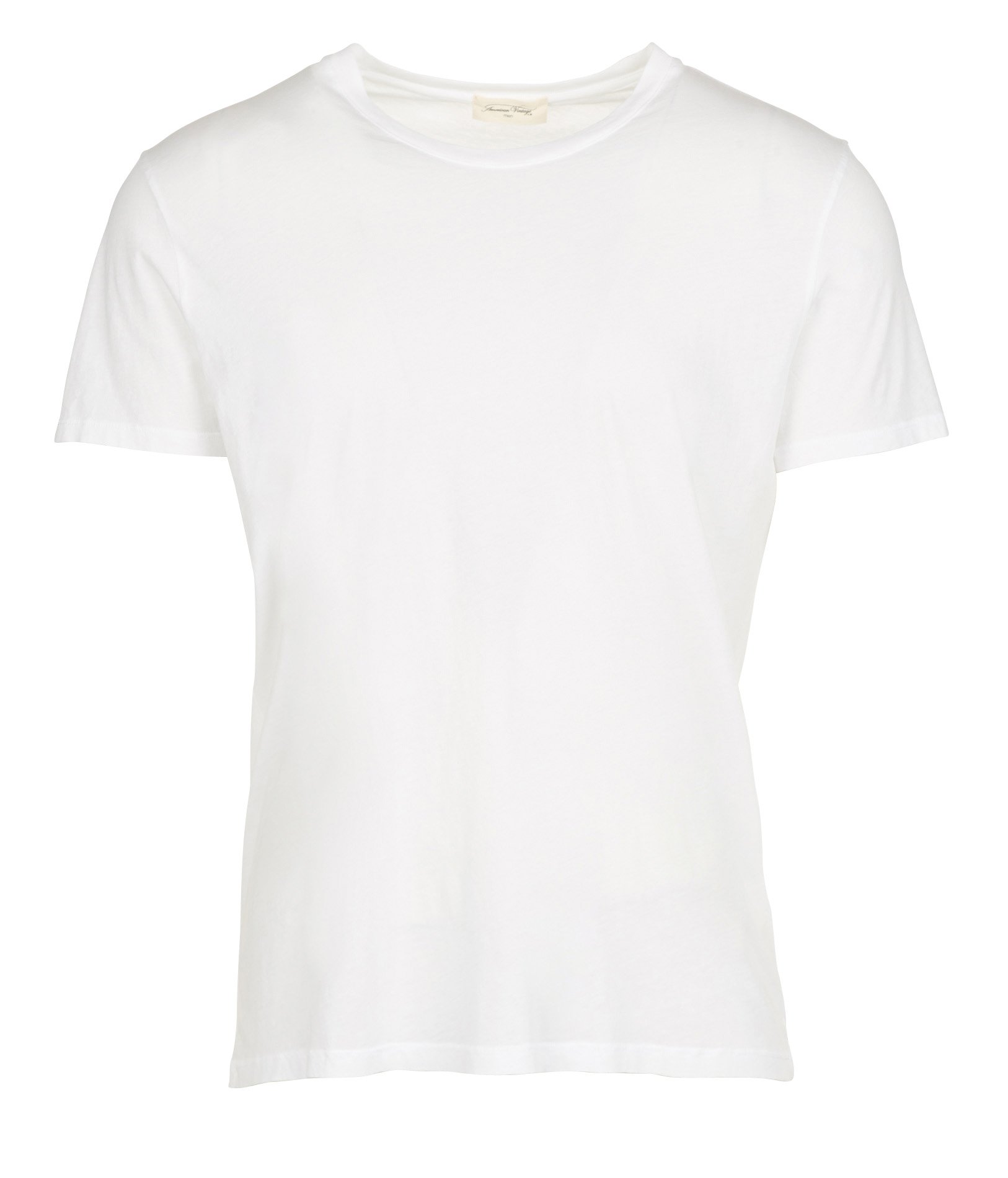 Tee-shirt col rond regular-fit en coton DECATUR Blanc