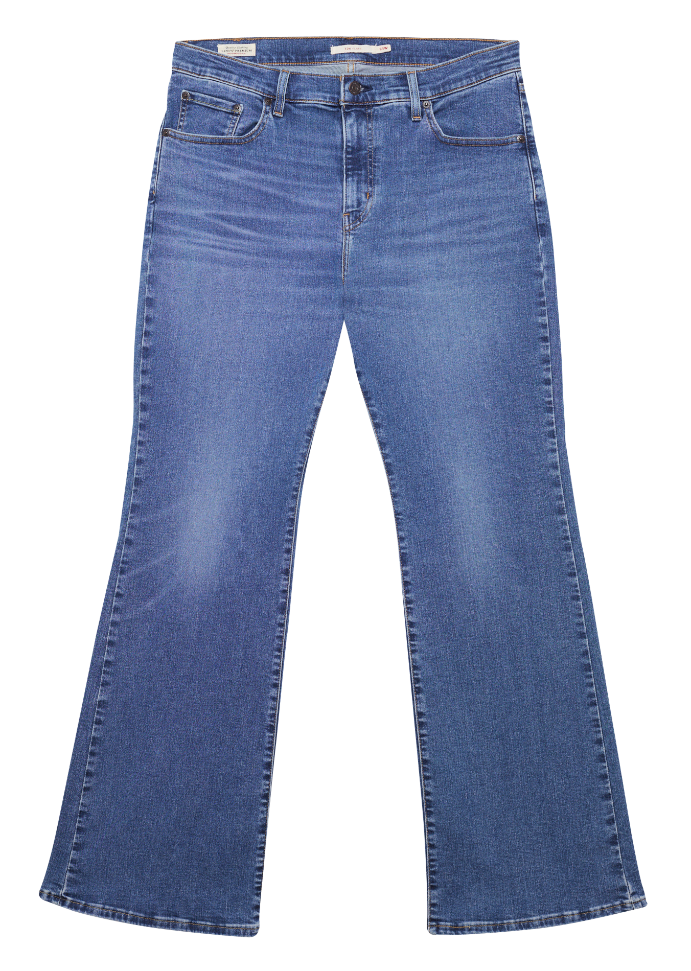 Jean flare délavé en coton mélangé  LEVI'S