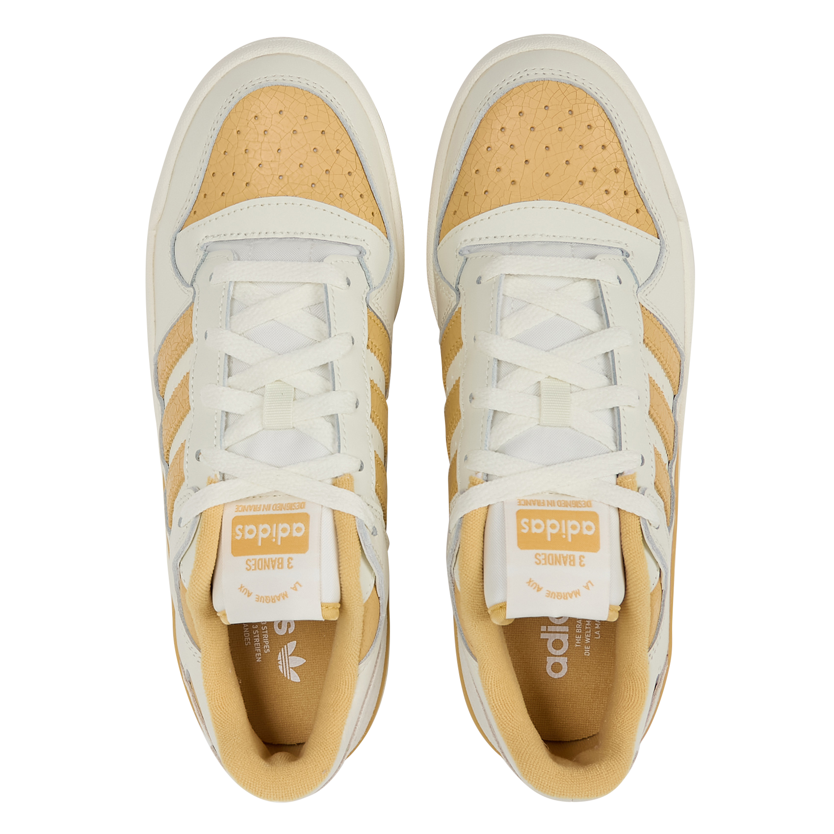 Sneaker aus geknacktem Leder ADIDAS Beige