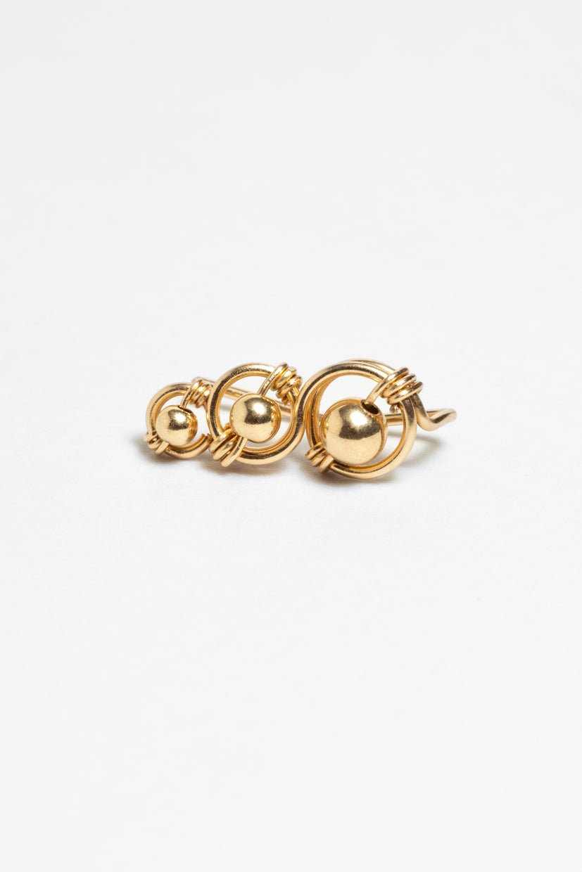 Amelia Triple Climber - Gold YAY Golden