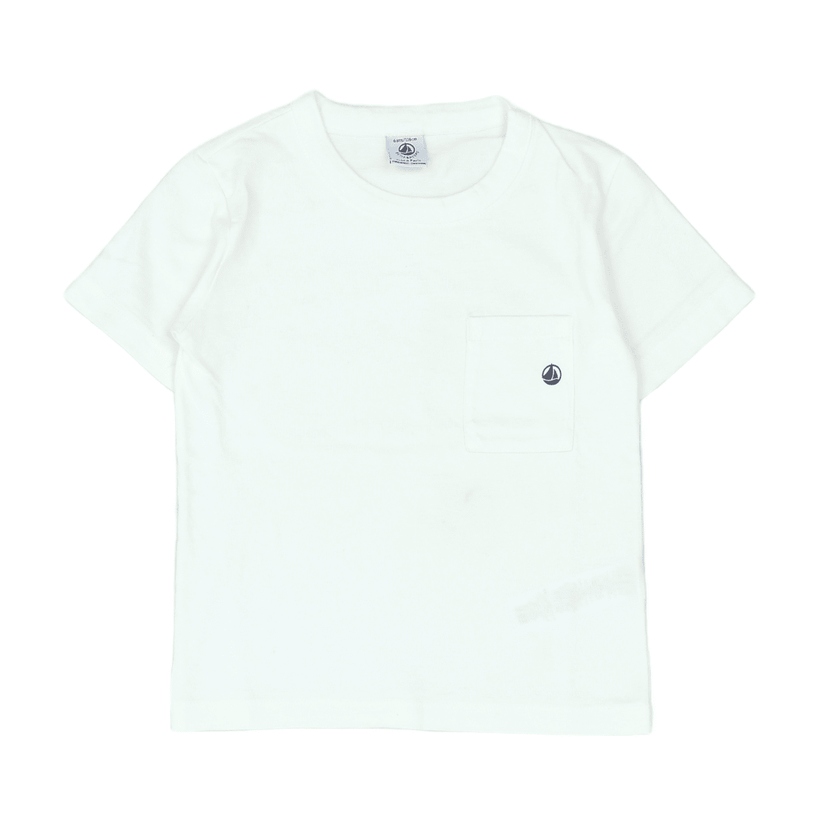 White Kids T-shirt - 6 years PETIT BATEAU - Seconde Main White