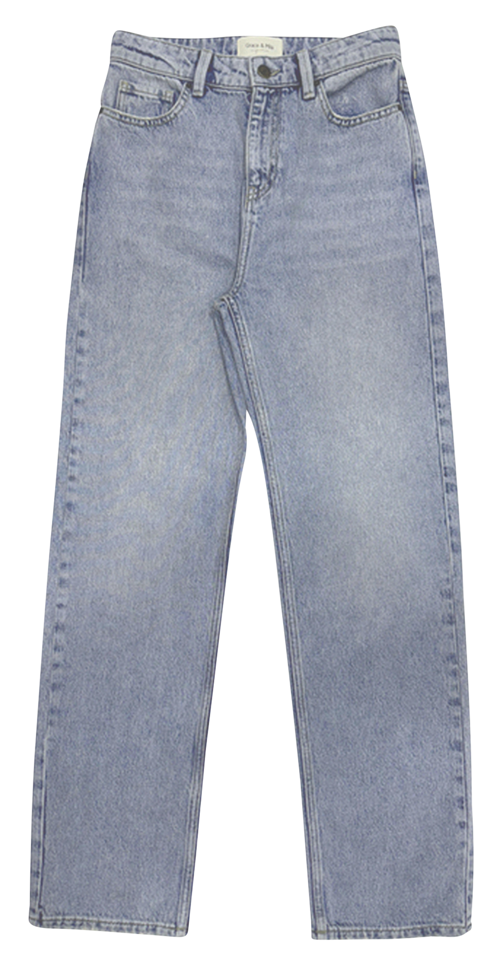 High-rise jeans GRACE ET MILA Blue